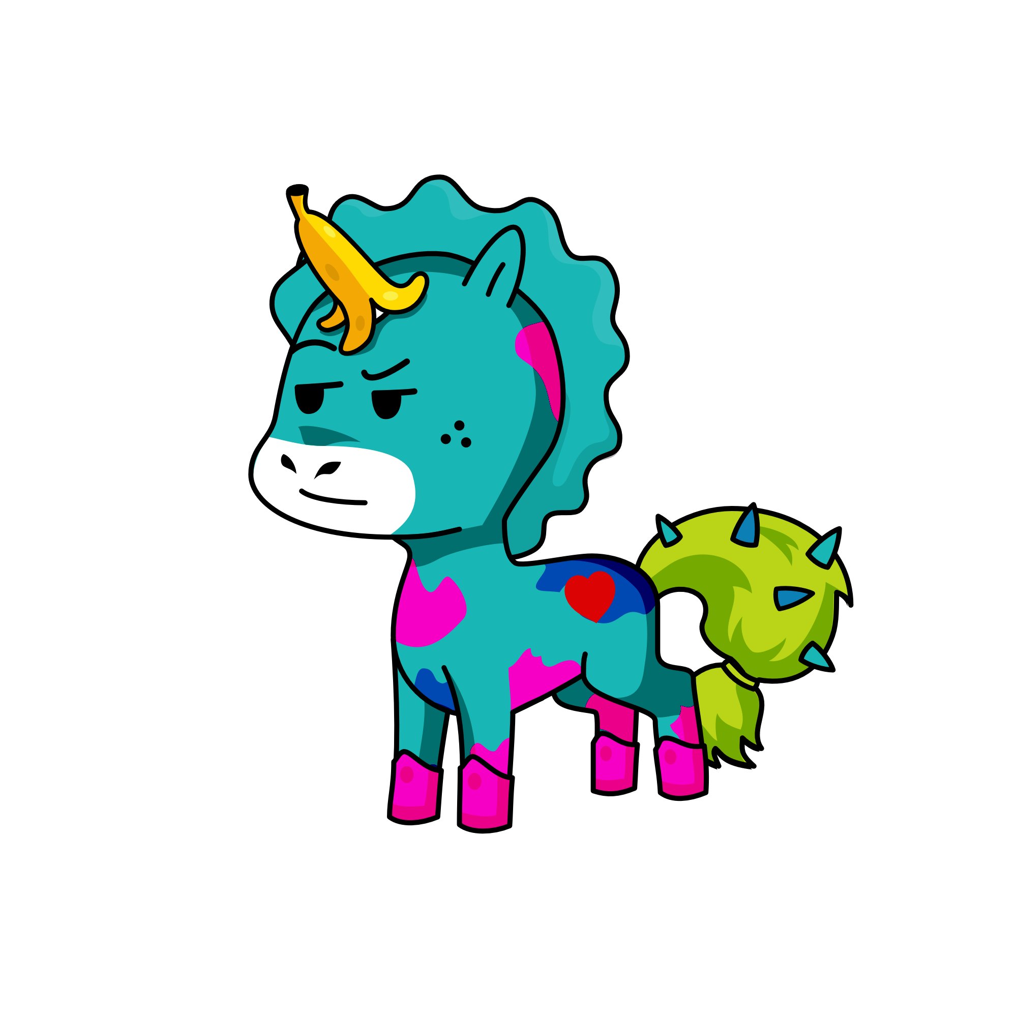 spike, the unicorn