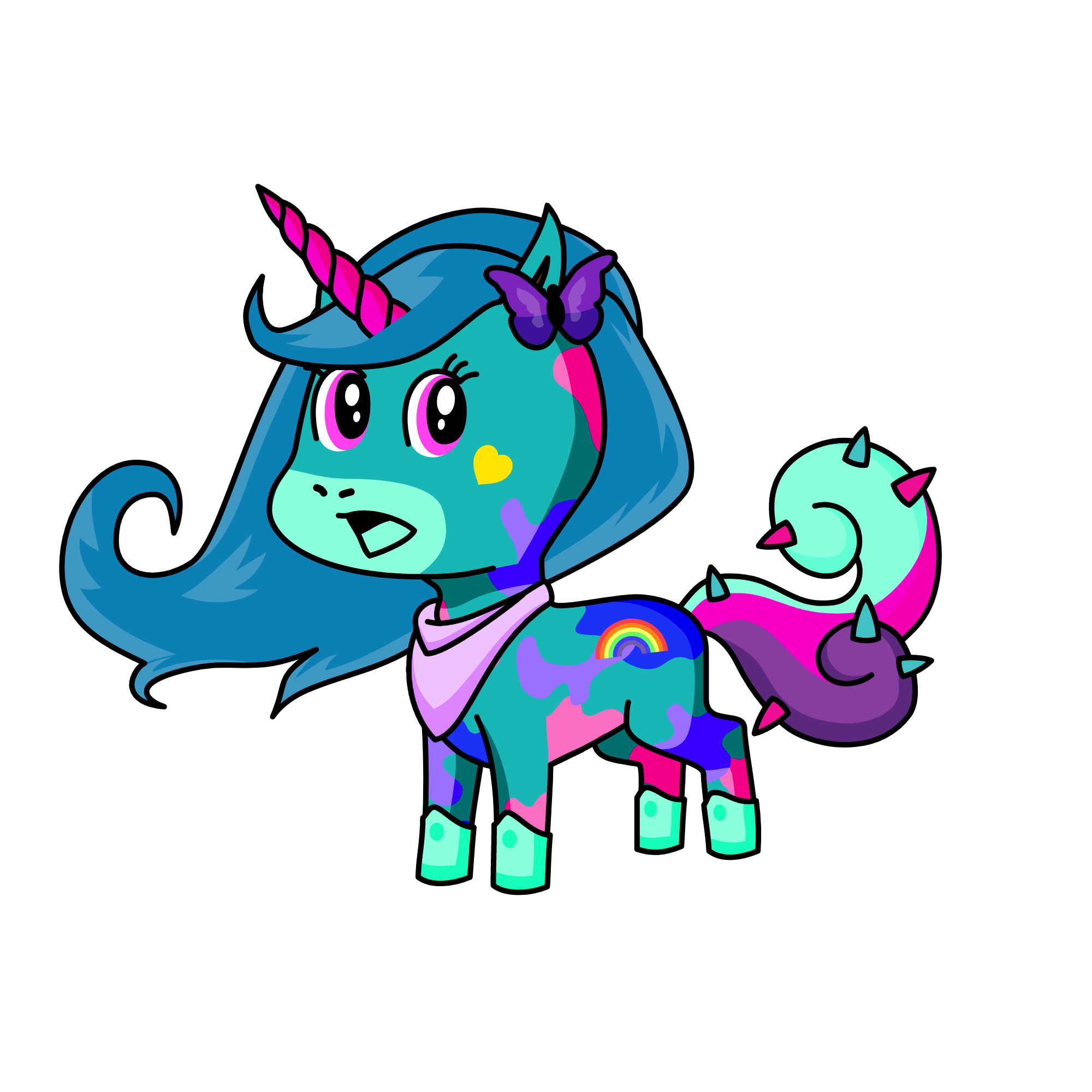 Pinky Pie, the unicorn