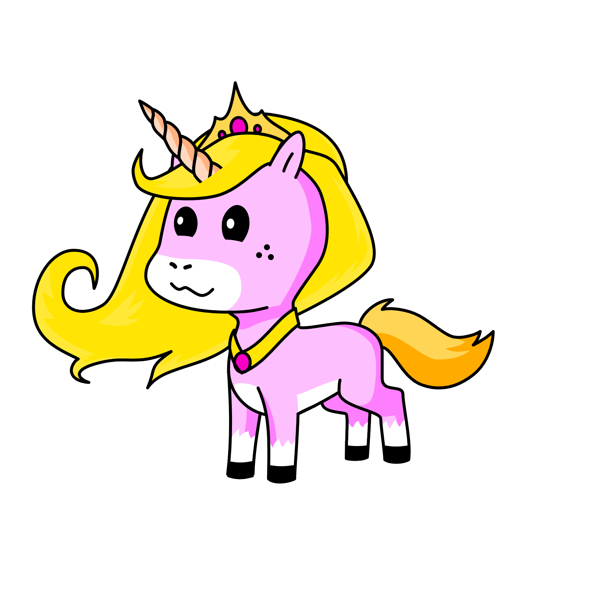 Aurora the Prinsess, the unicorn