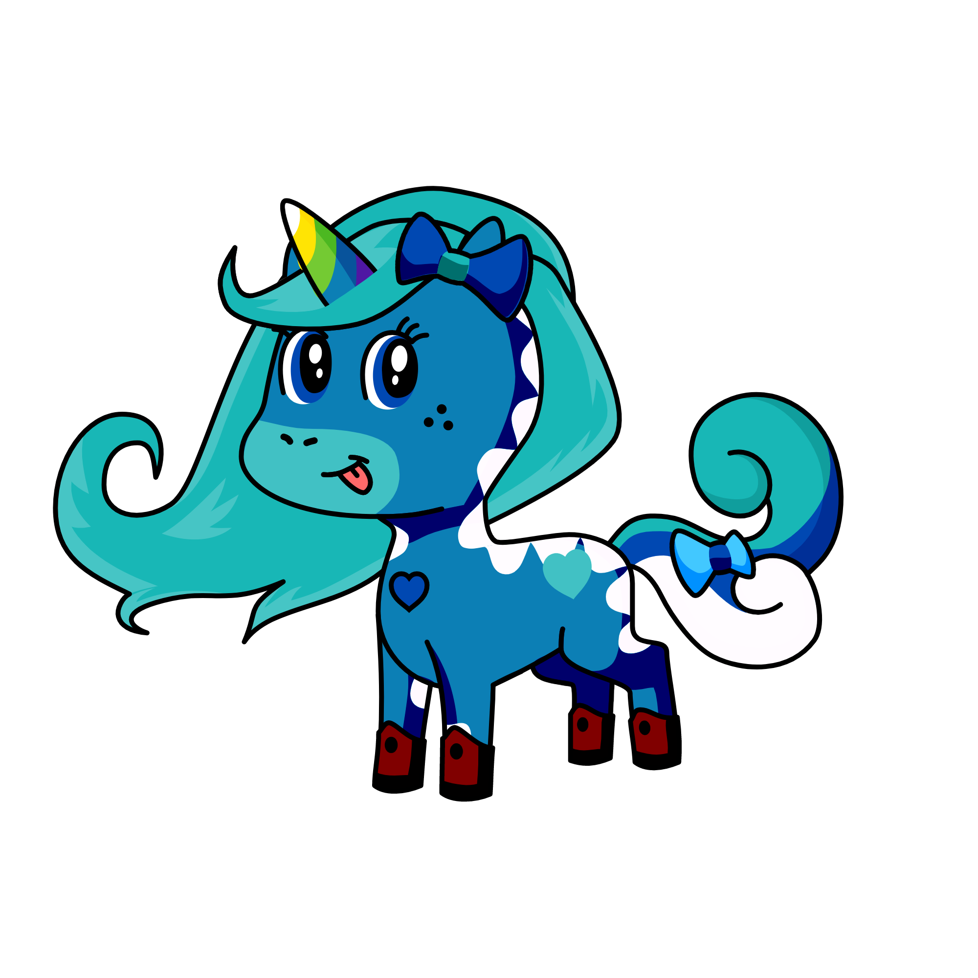 snowy, the unicorn