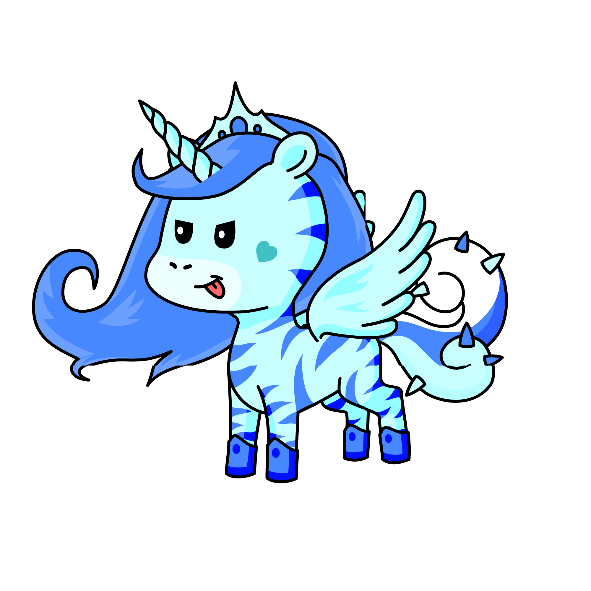 Winter, the unicorn