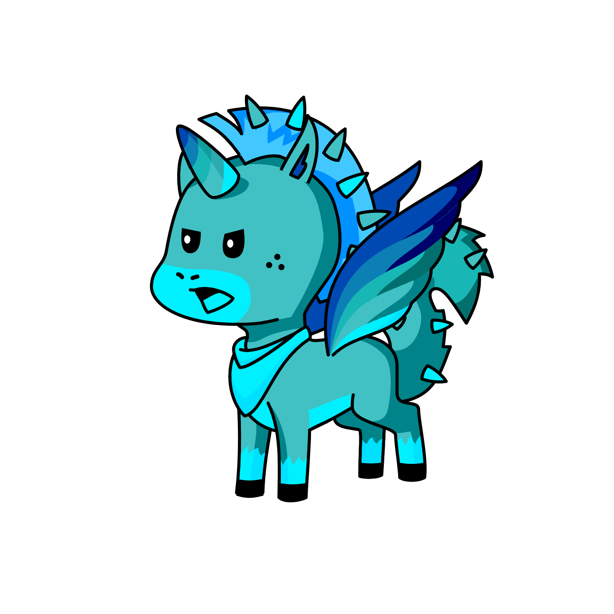 fierce, the unicorn