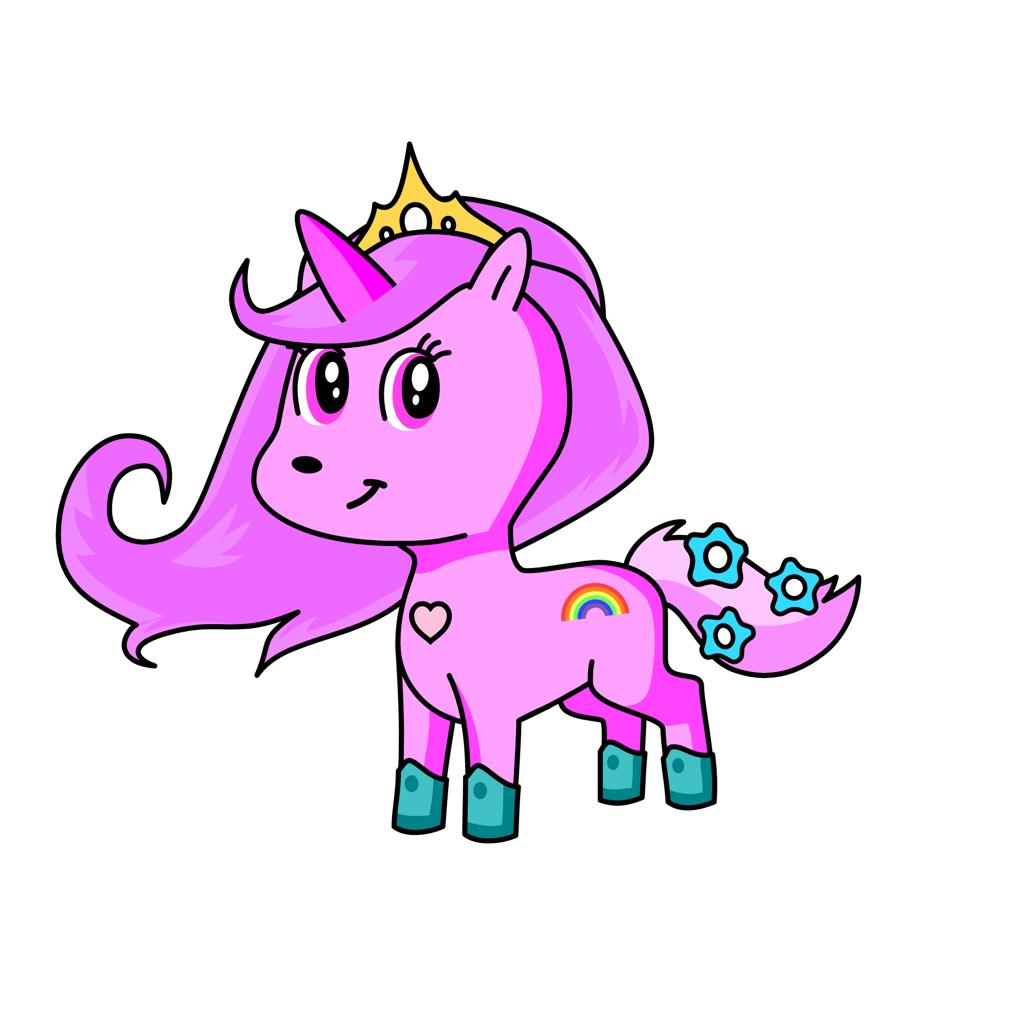 TUNE IN FRIEND , the unicorn
