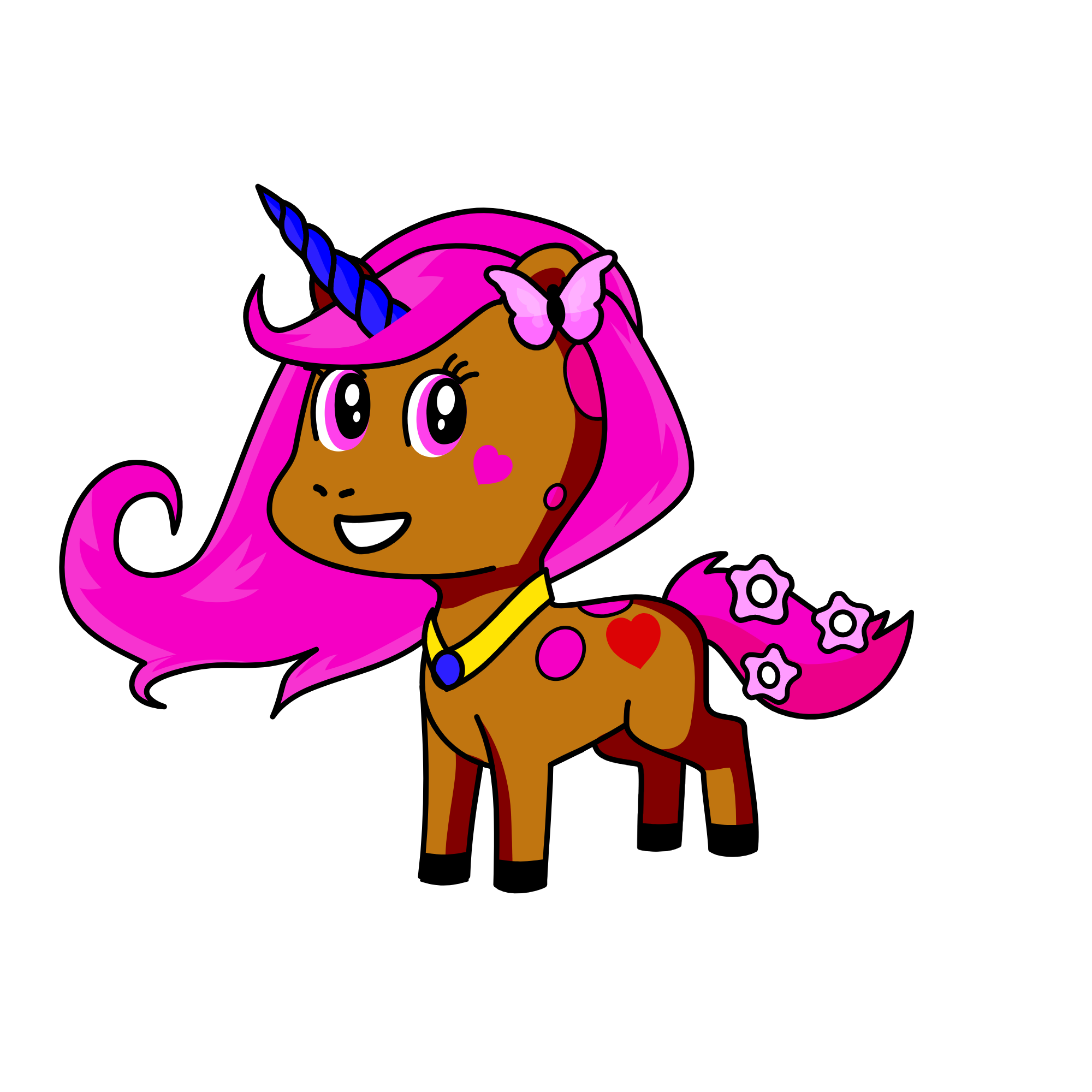 Aubree, the unicorn