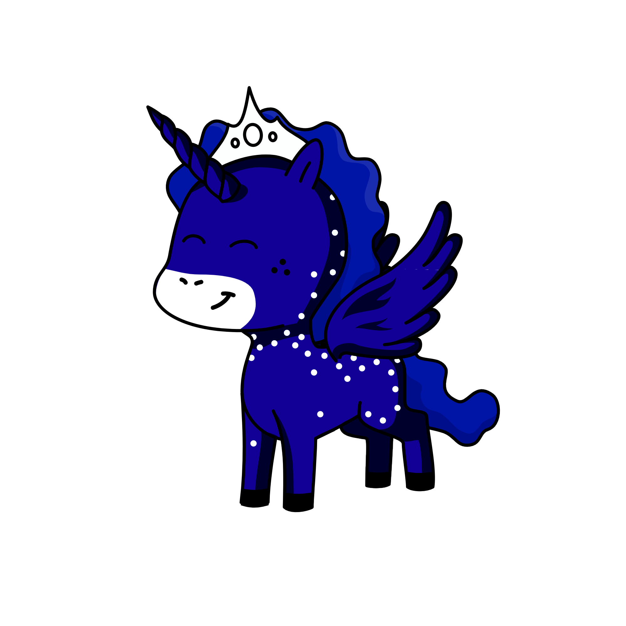 Moon, the unicorn