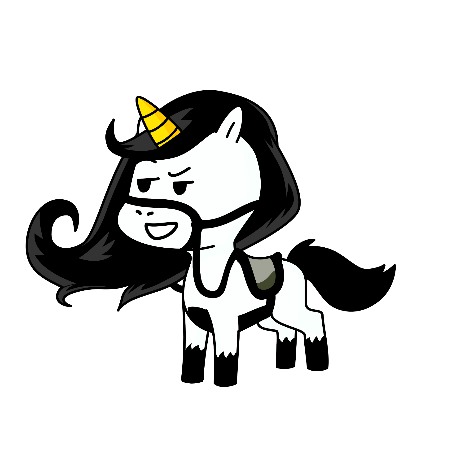 Midnight, the unicorn
