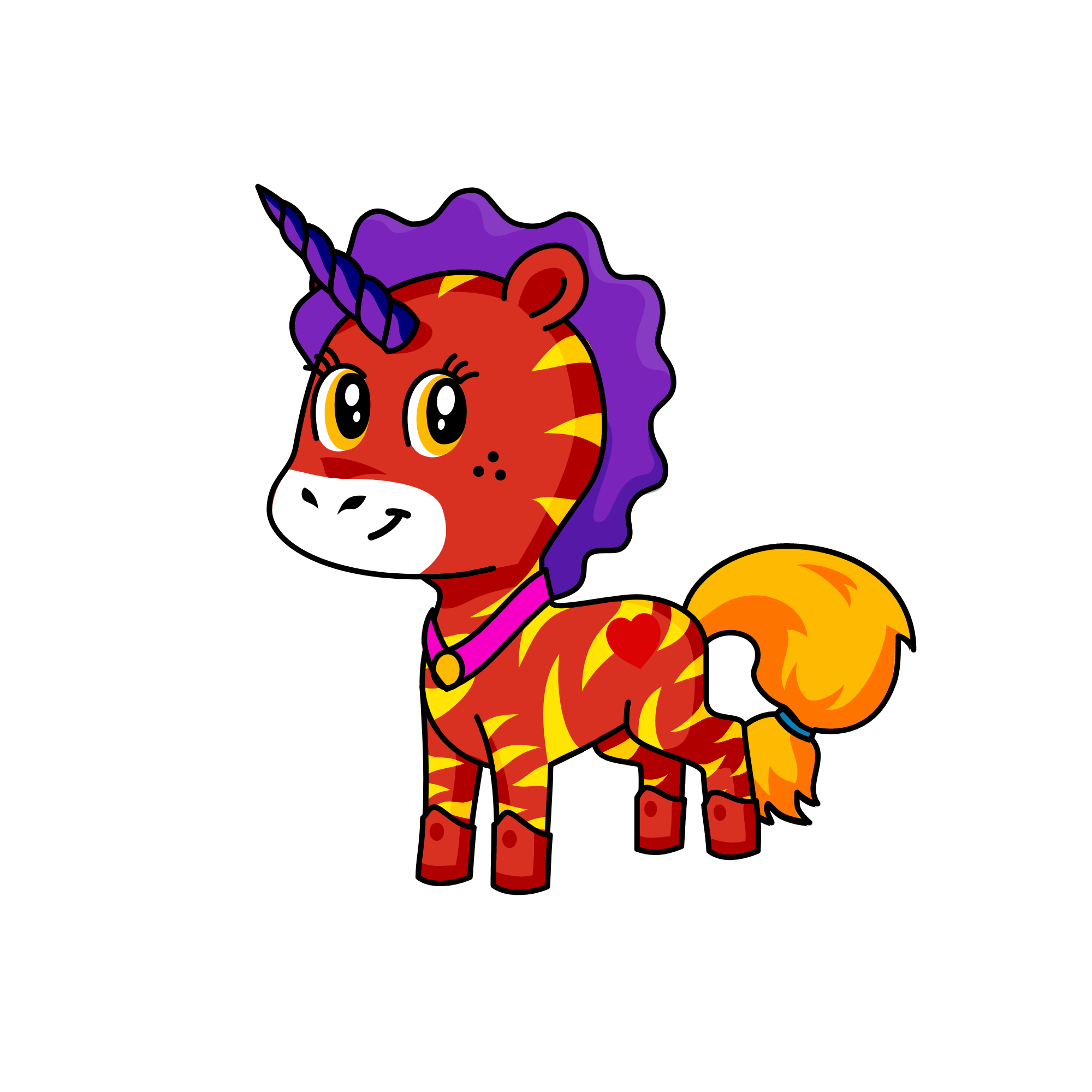 Colorcrash, the unicorn