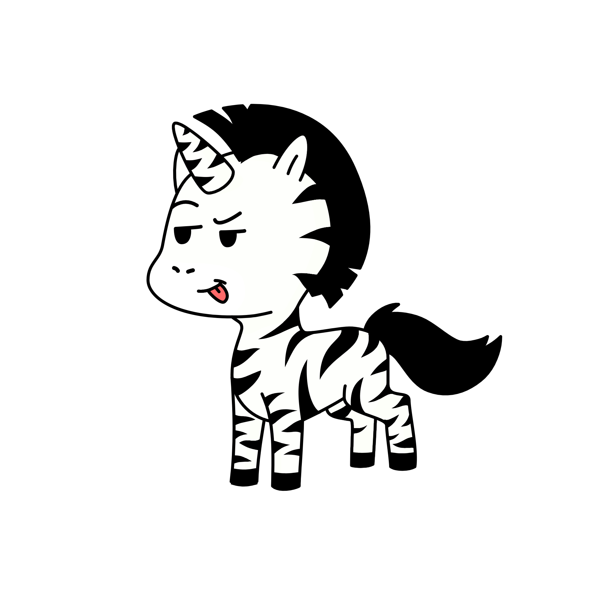 Zebra, the unicorn