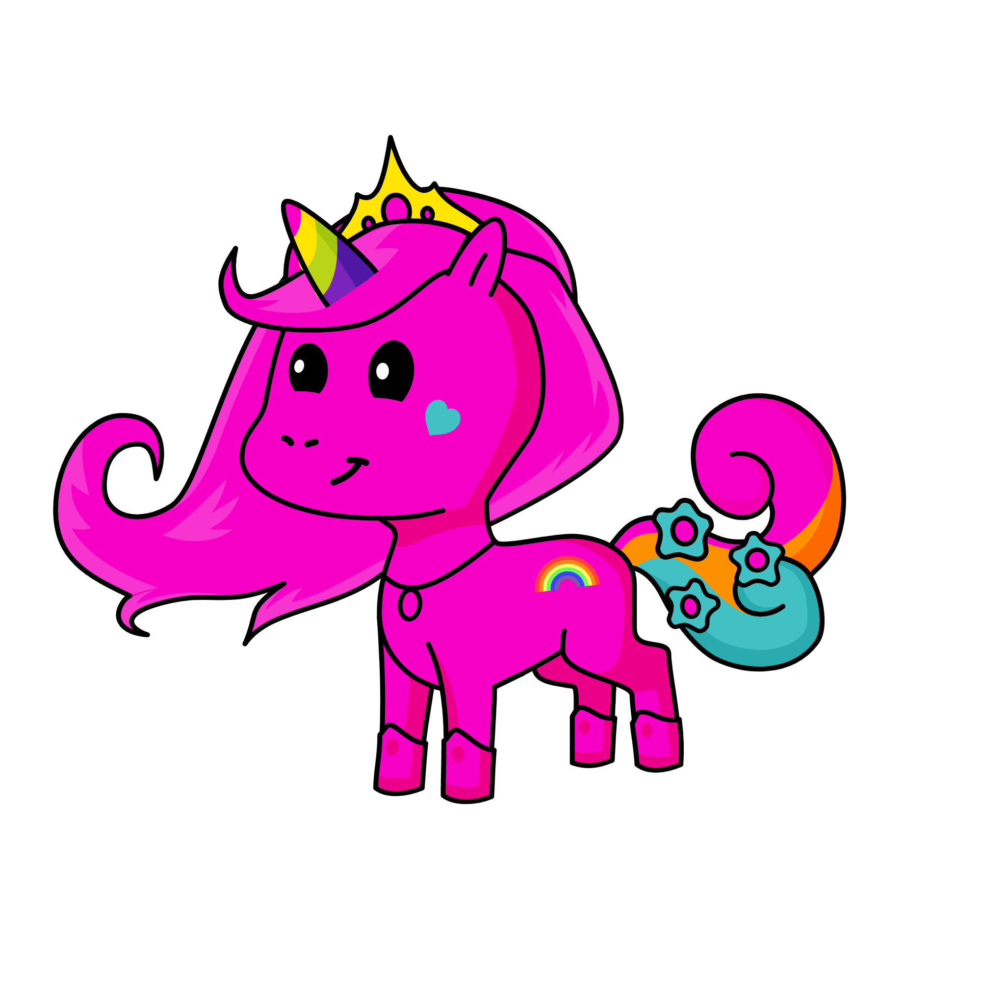 pinky, the unicorn