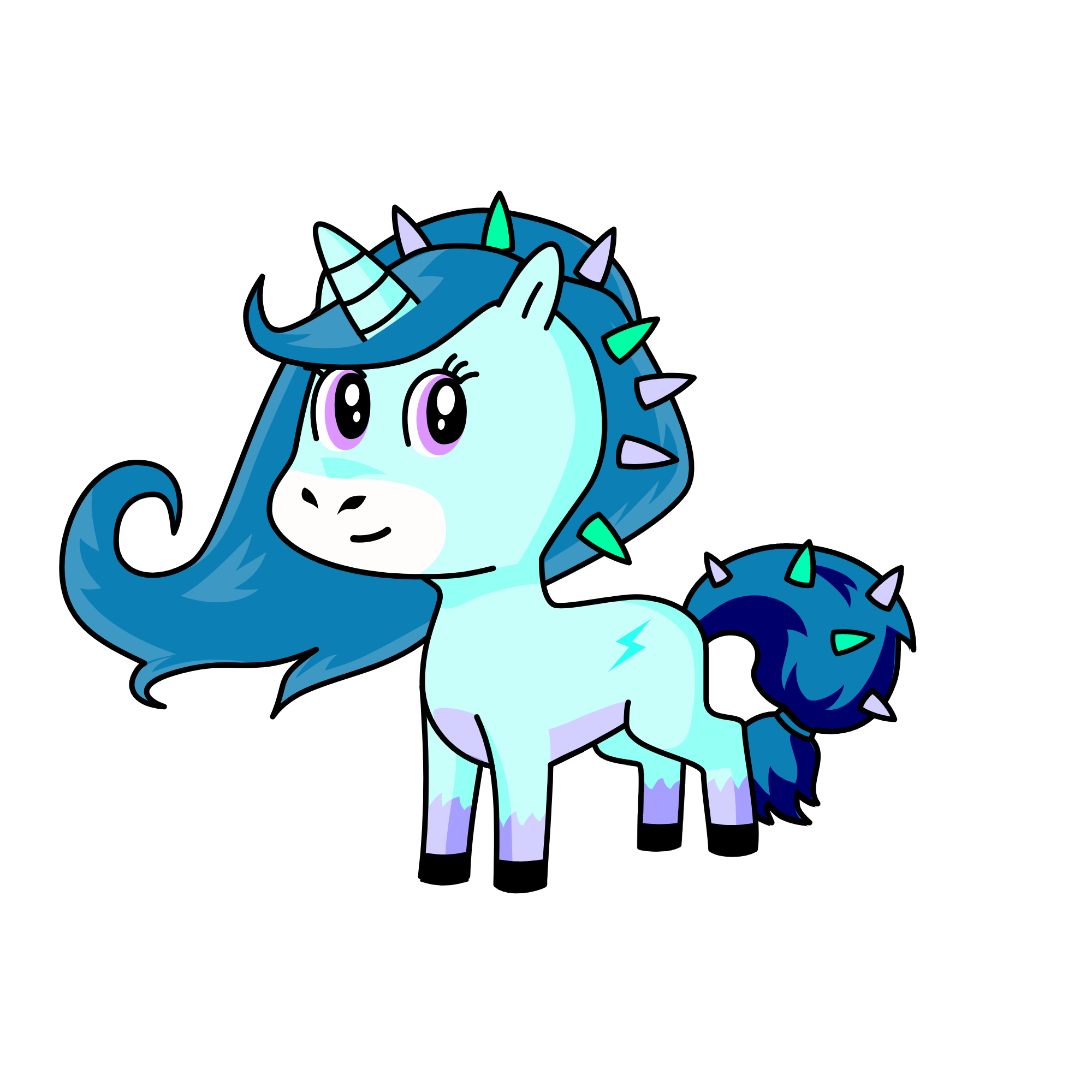 Diamond Heart, the unicorn