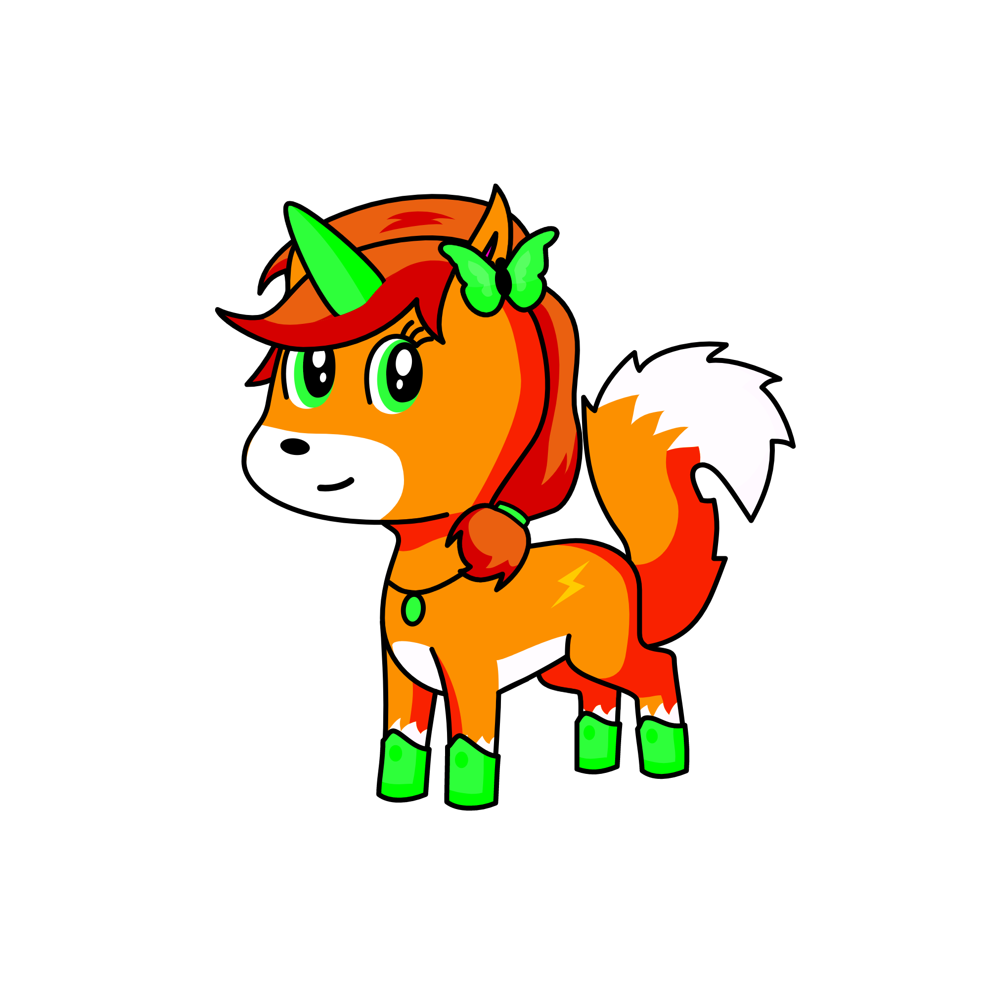 Amber, the unicorn