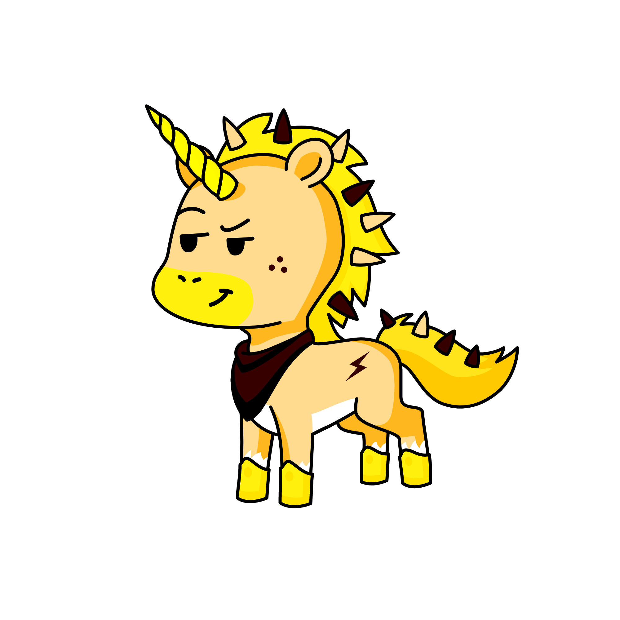 Pony, the unicorn