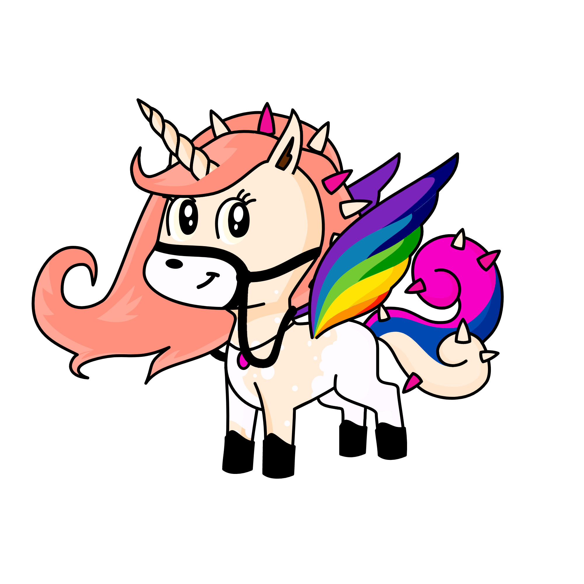 LGBTQ+ Queen, the unicorn