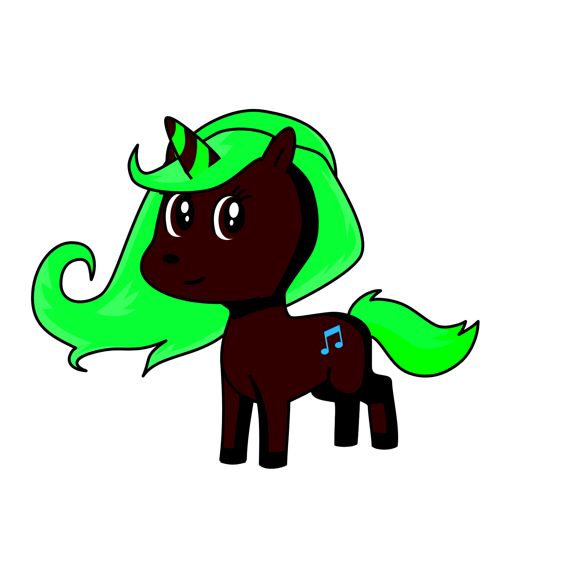 glow, the unicorn