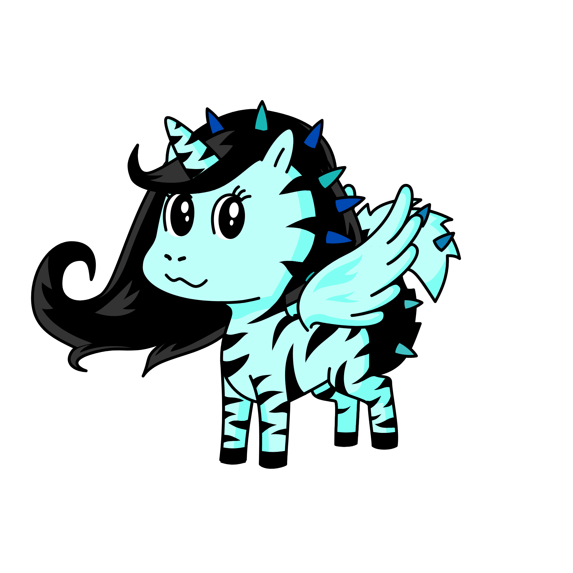 Mint, the unicorn