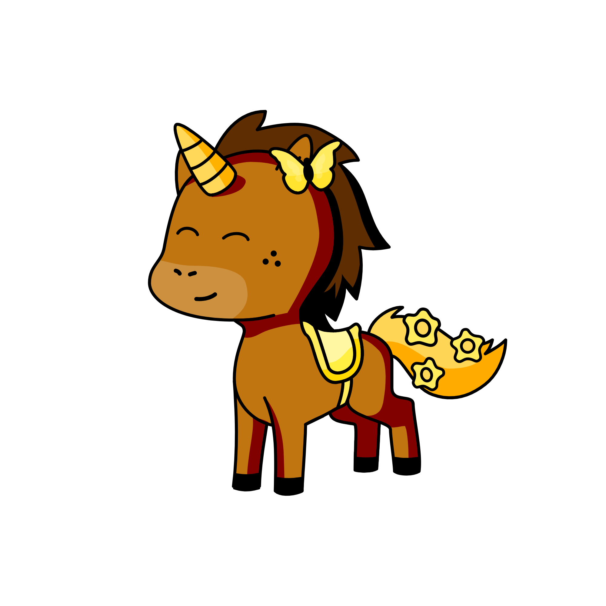 Buttercup, the unicorn