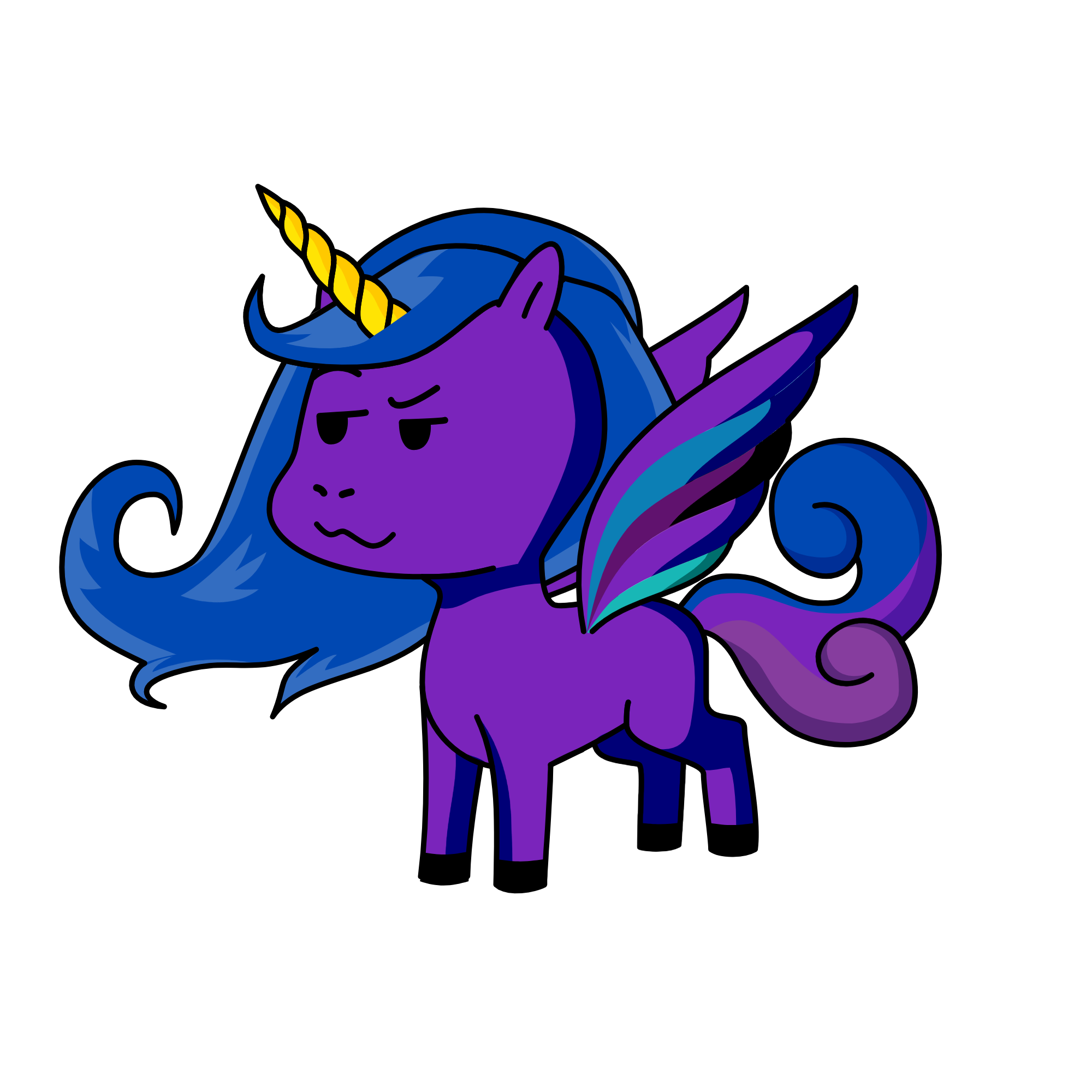 Lunar, the unicorn