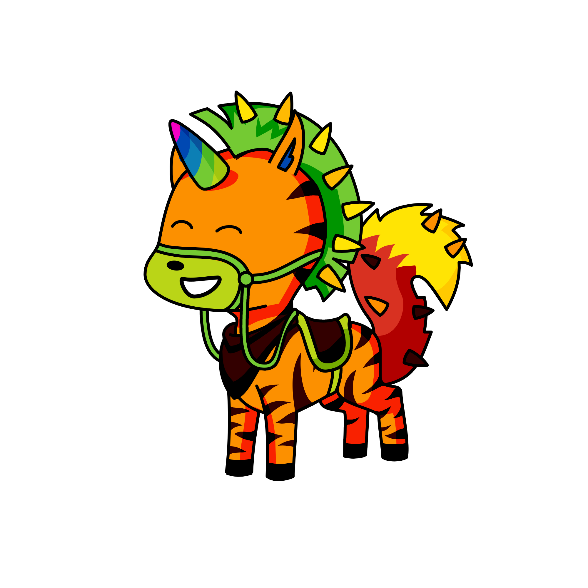 fire ball, the unicorn