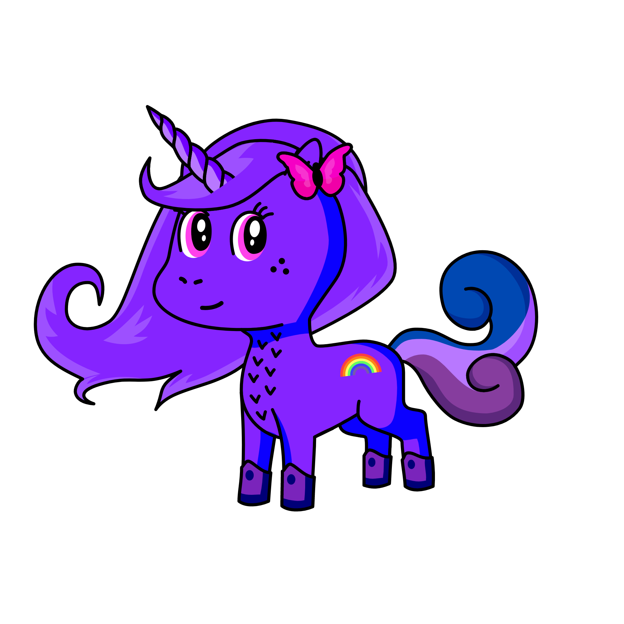 Queen night, the unicorn