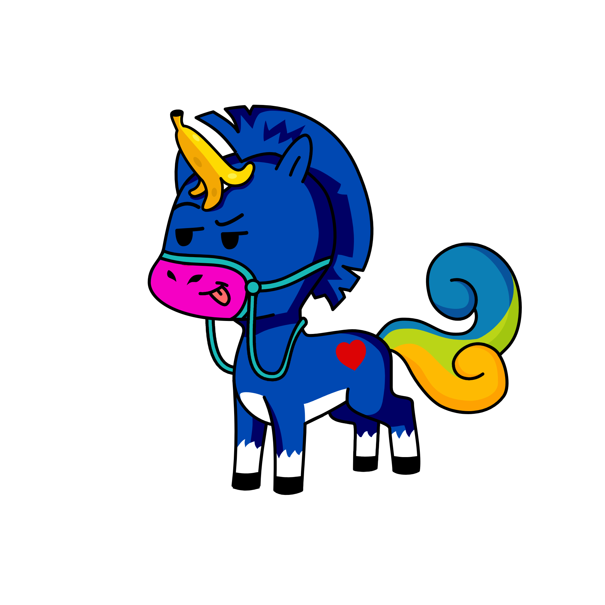 good boy, the unicorn