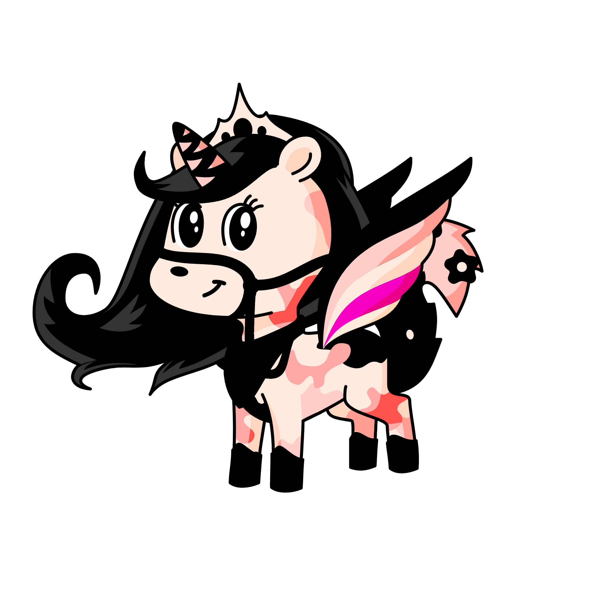 Lady of the night, the unicorn