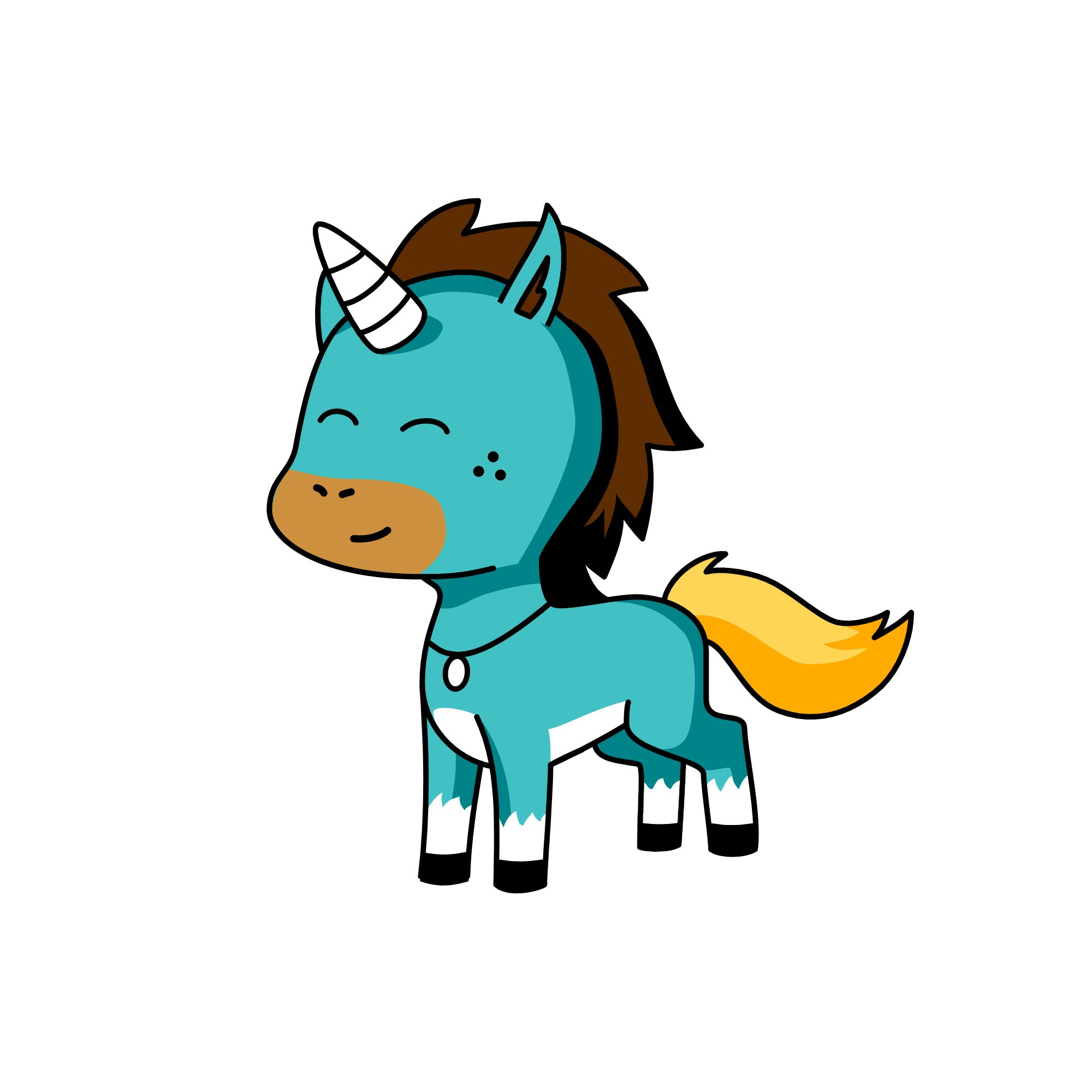 Mr.Sciggles, the unicorn