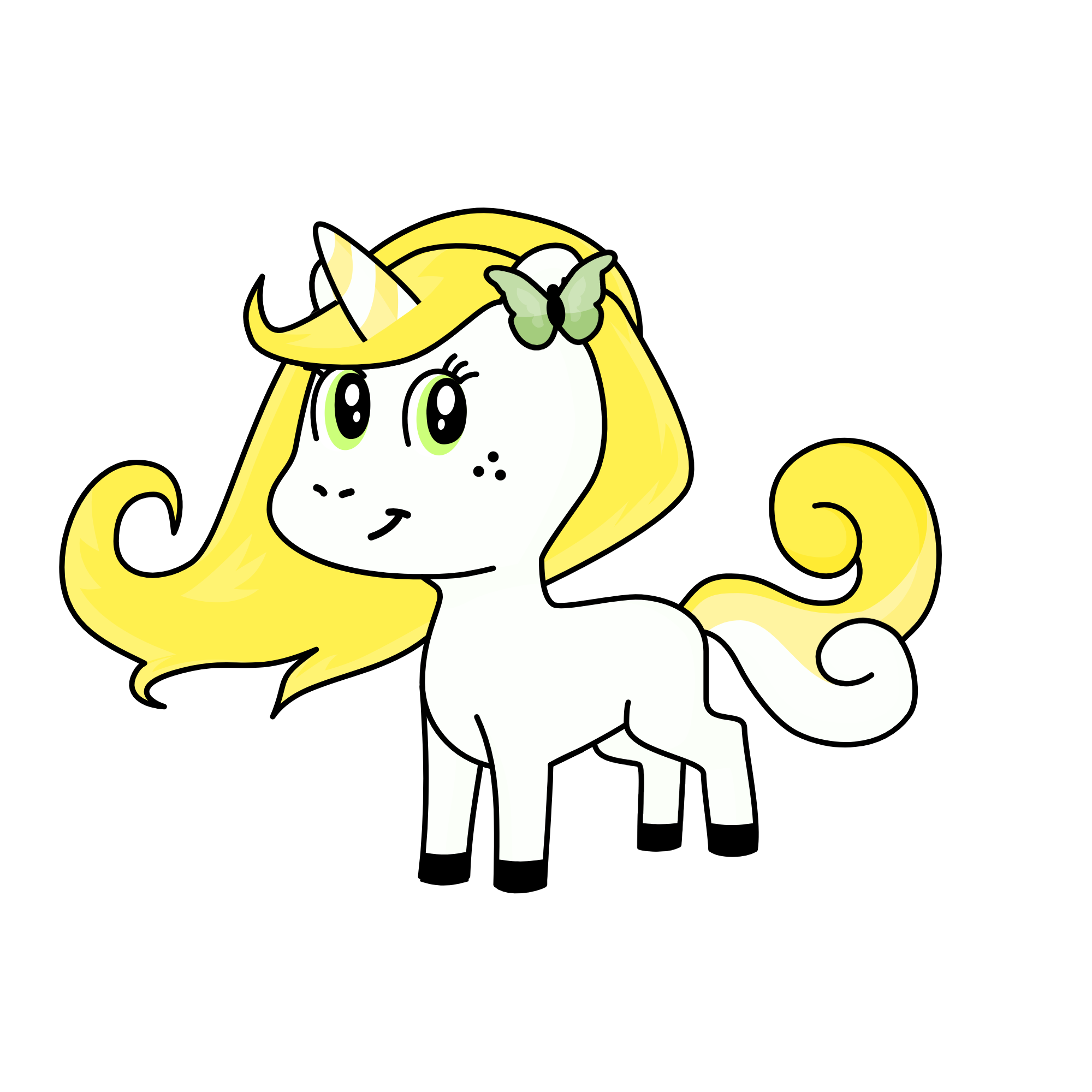 mellow yellow, the unicorn
