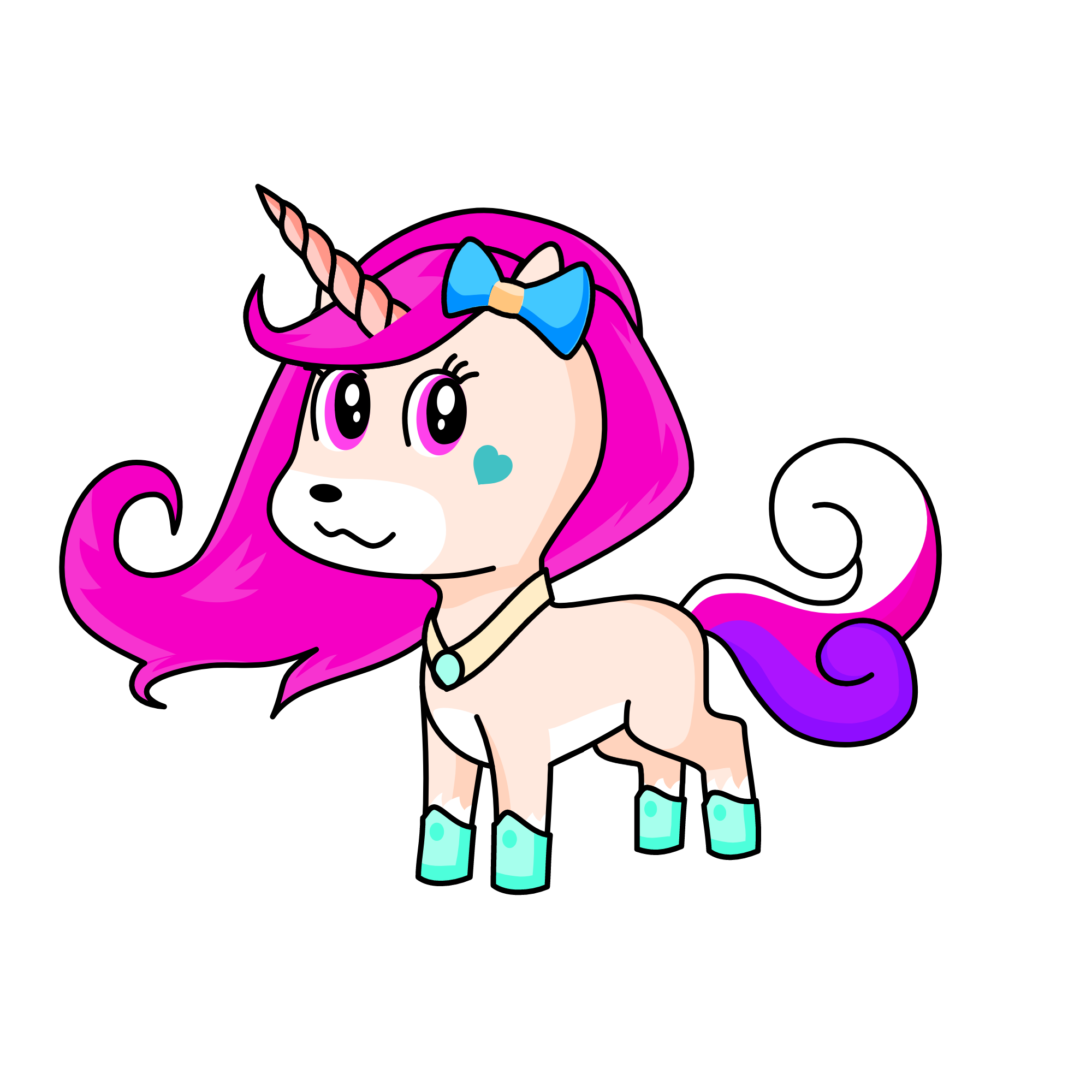 Cotton Candy, the unicorn