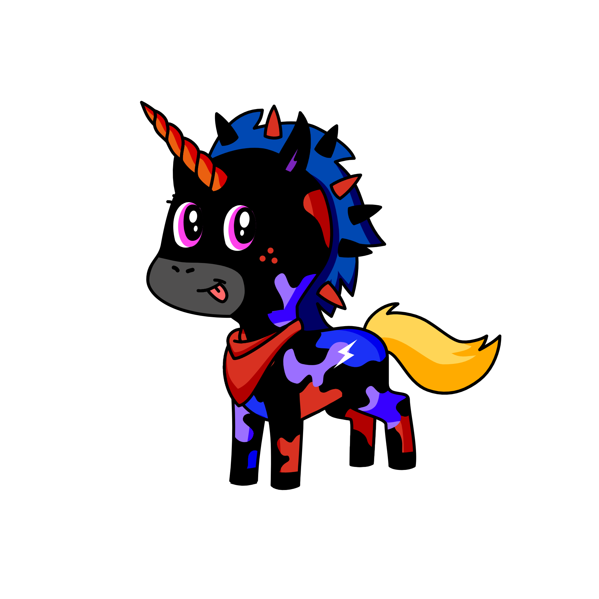 Night corn, the unicorn