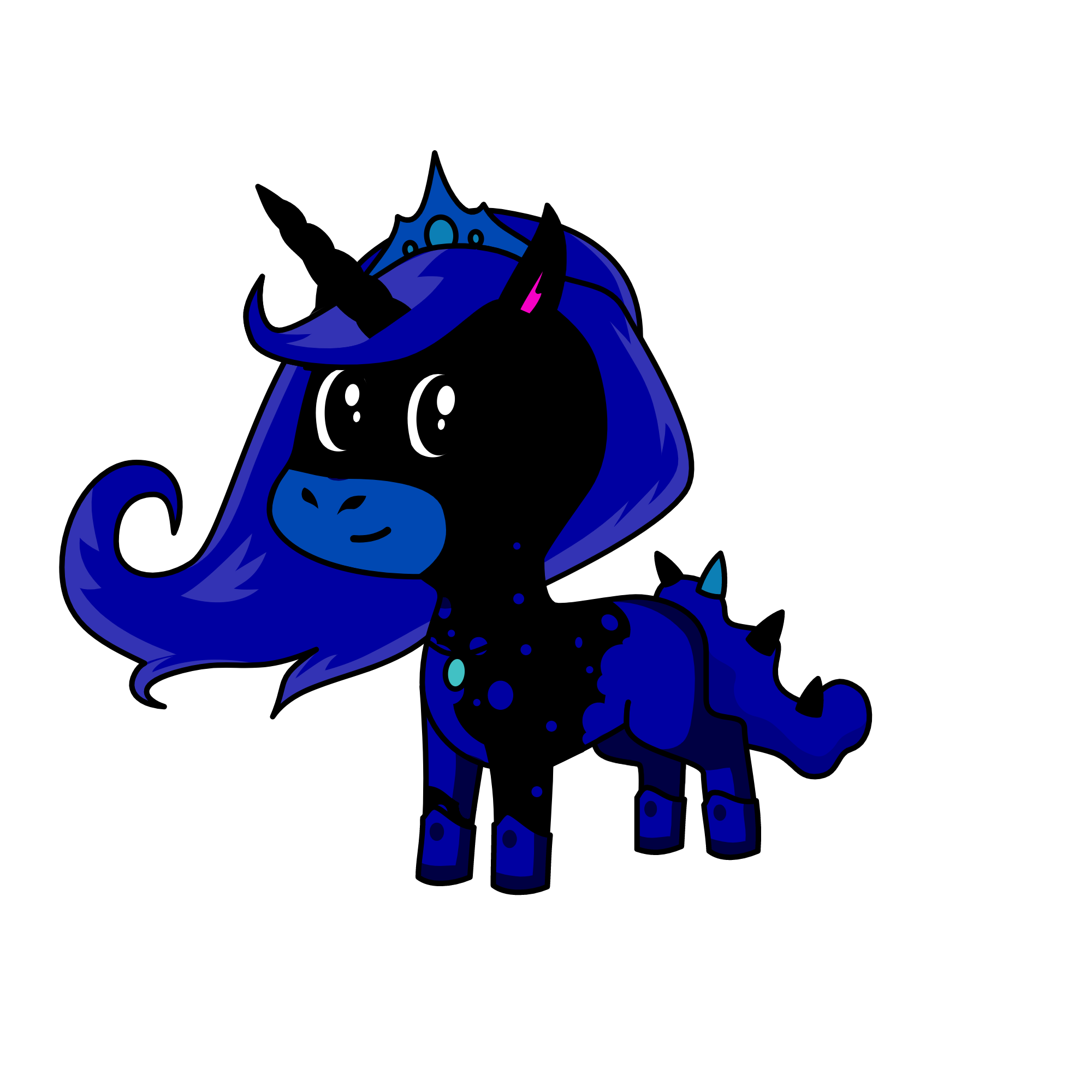 Midnight, the unicorn