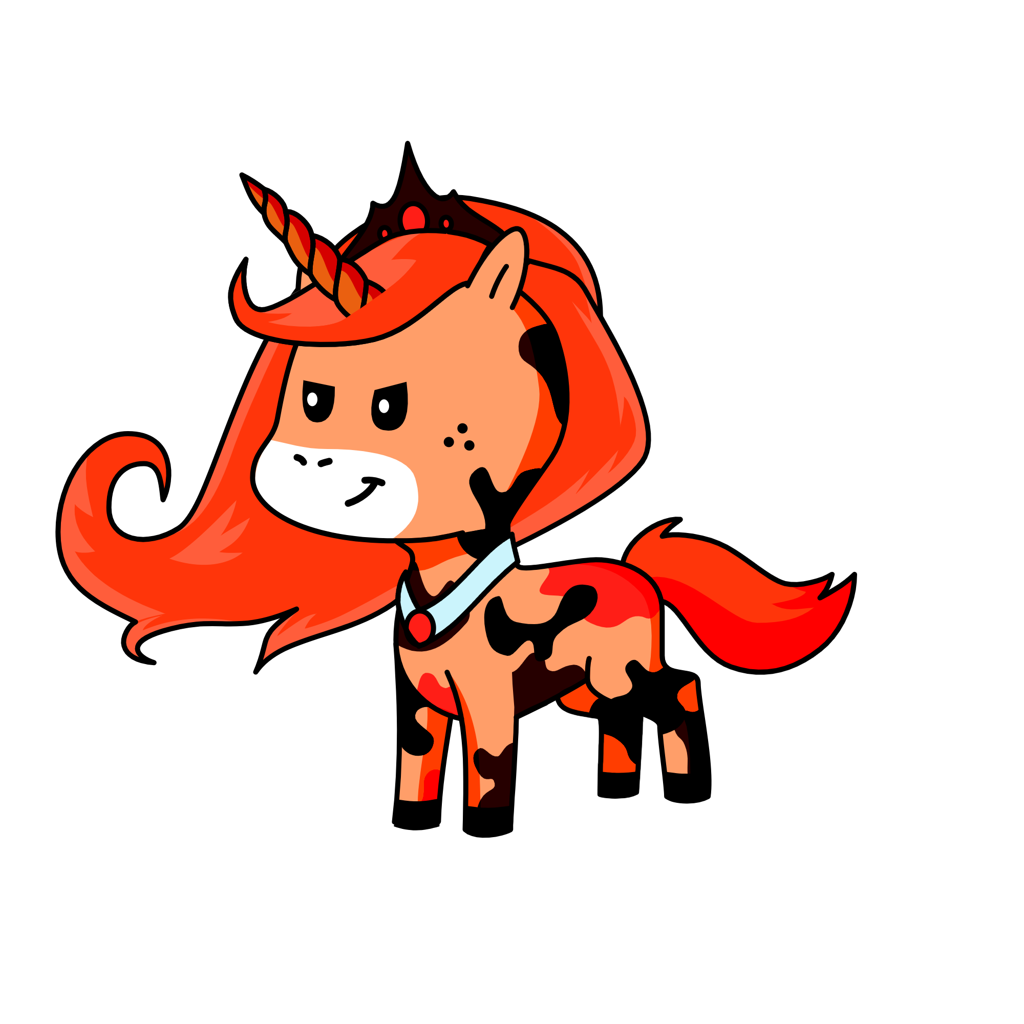 Evil Unicorn, the unicorn