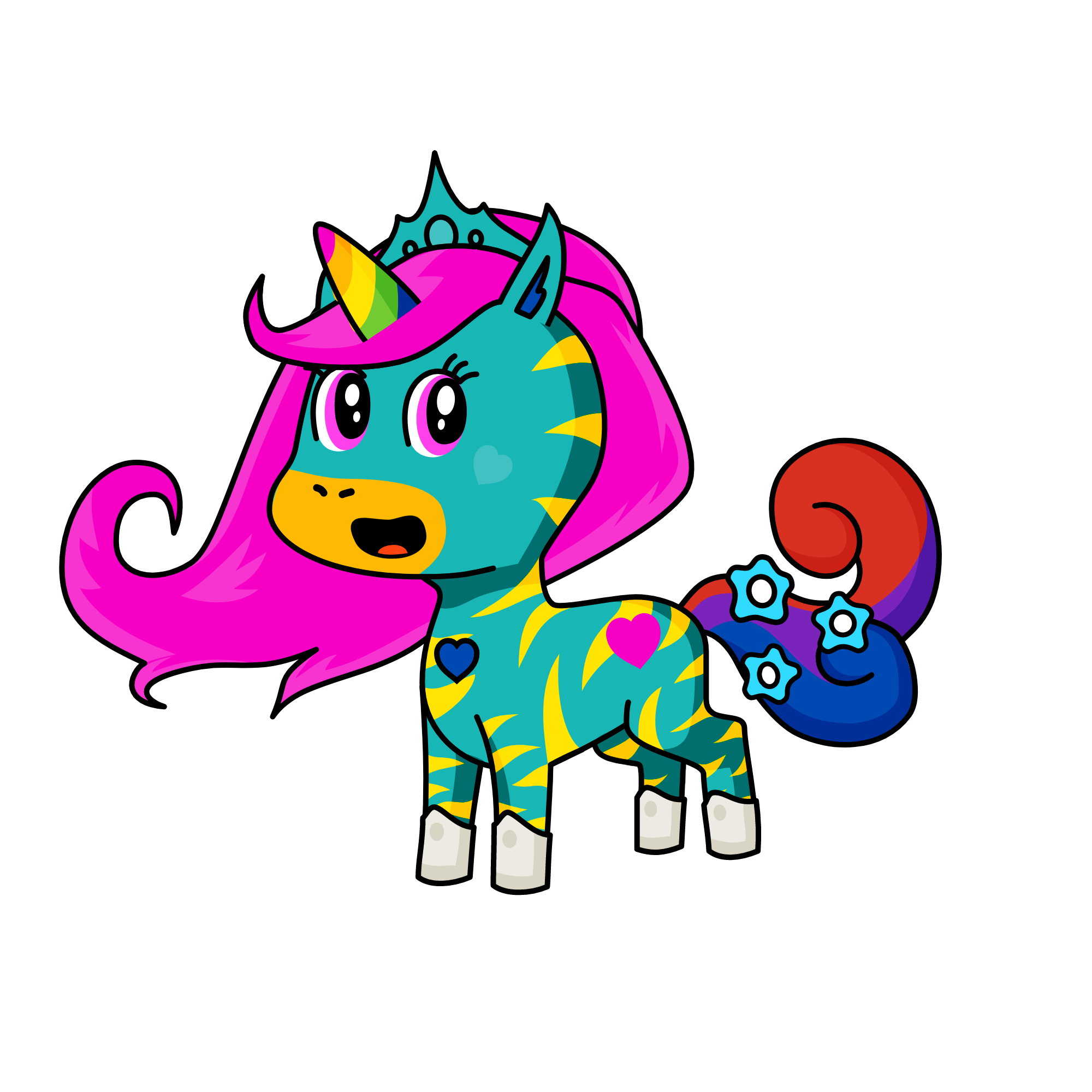 sparkles, the unicorn