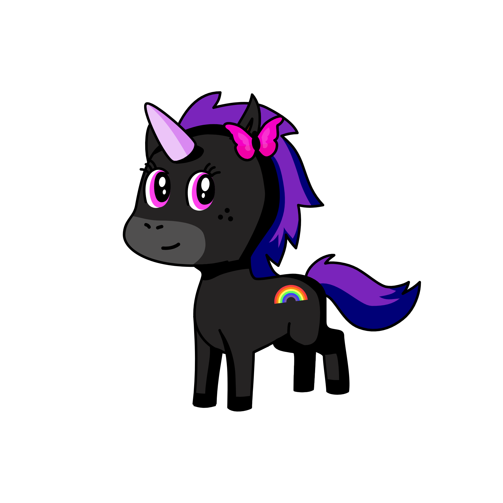 Moonlight, the unicorn