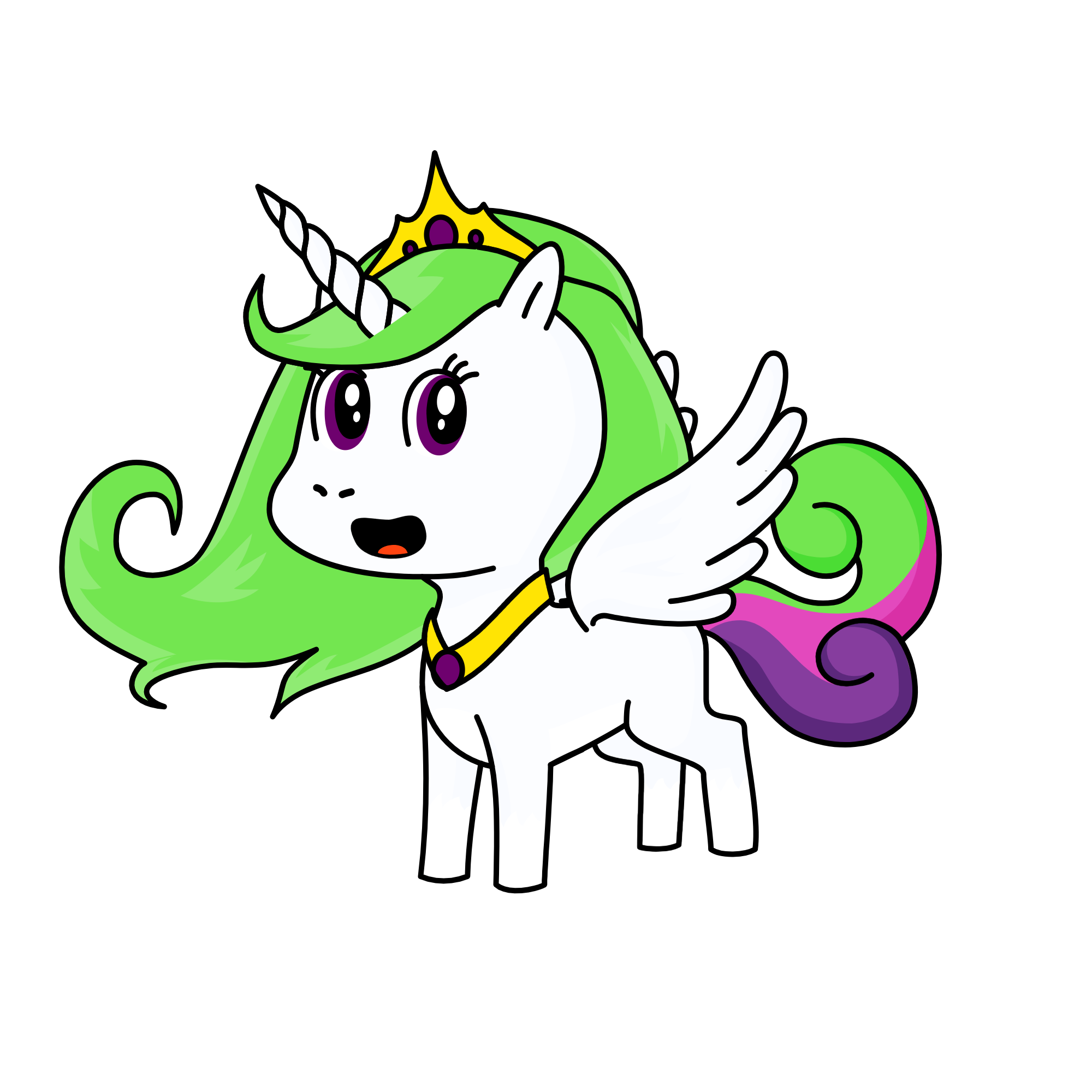 Princess Celestia, the unicorn