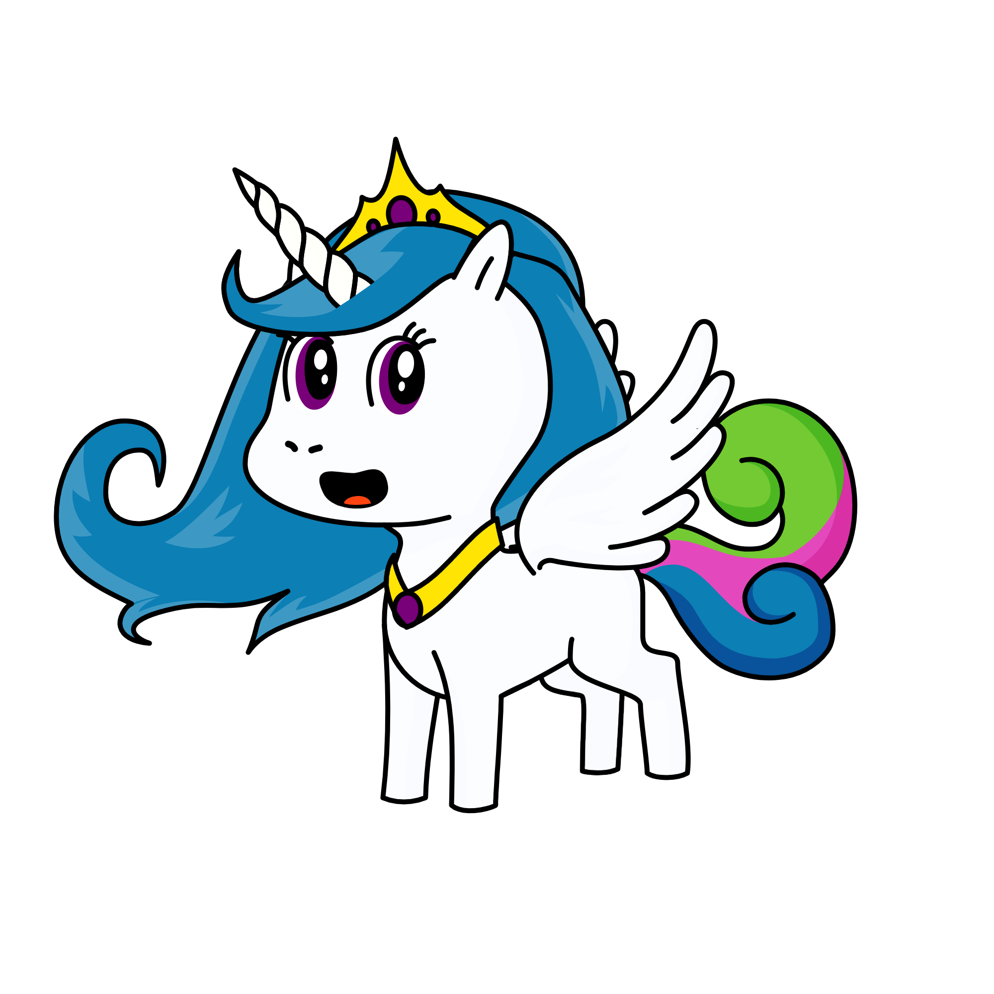 Princess Celestia, the unicorn