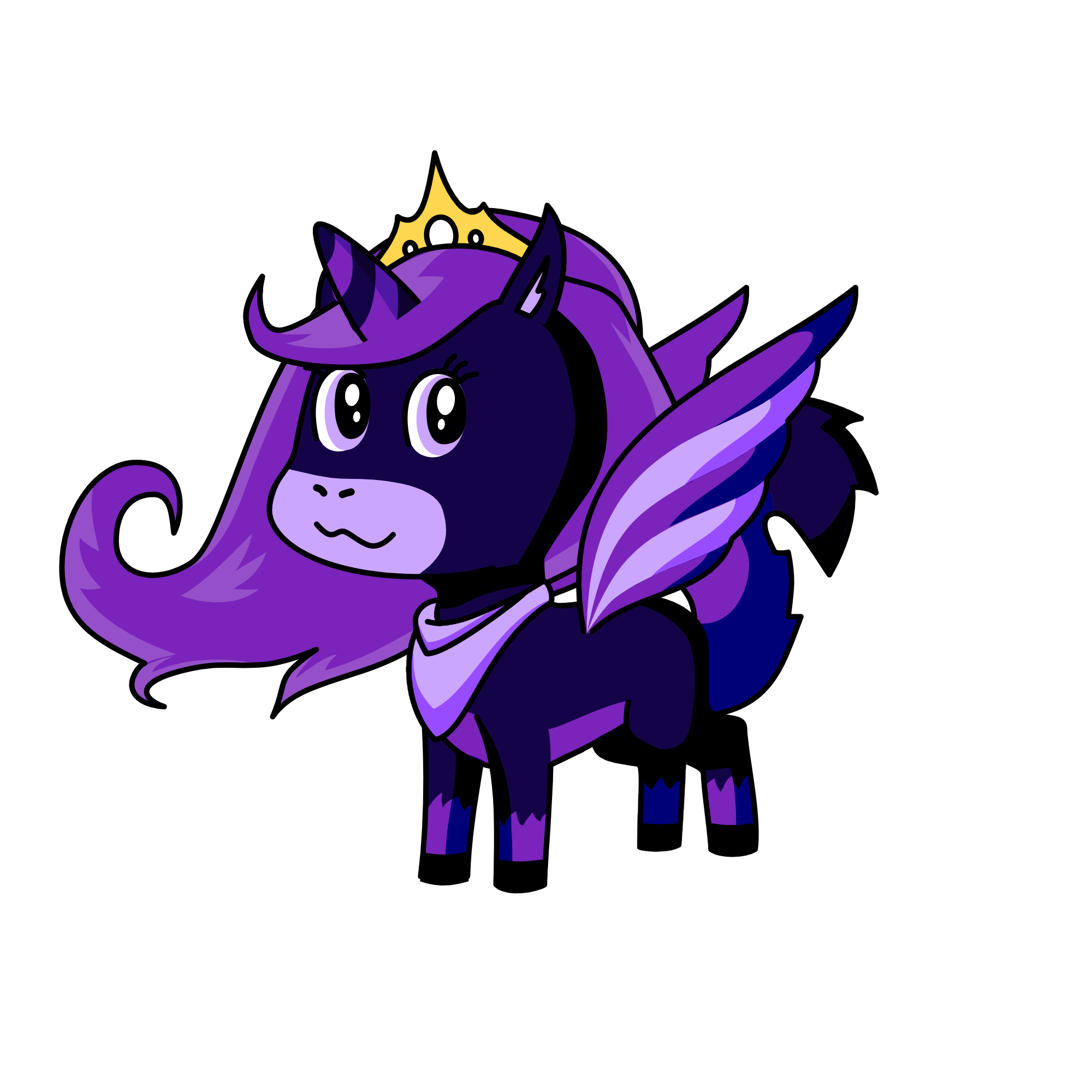 Princess Lilac, the unicorn