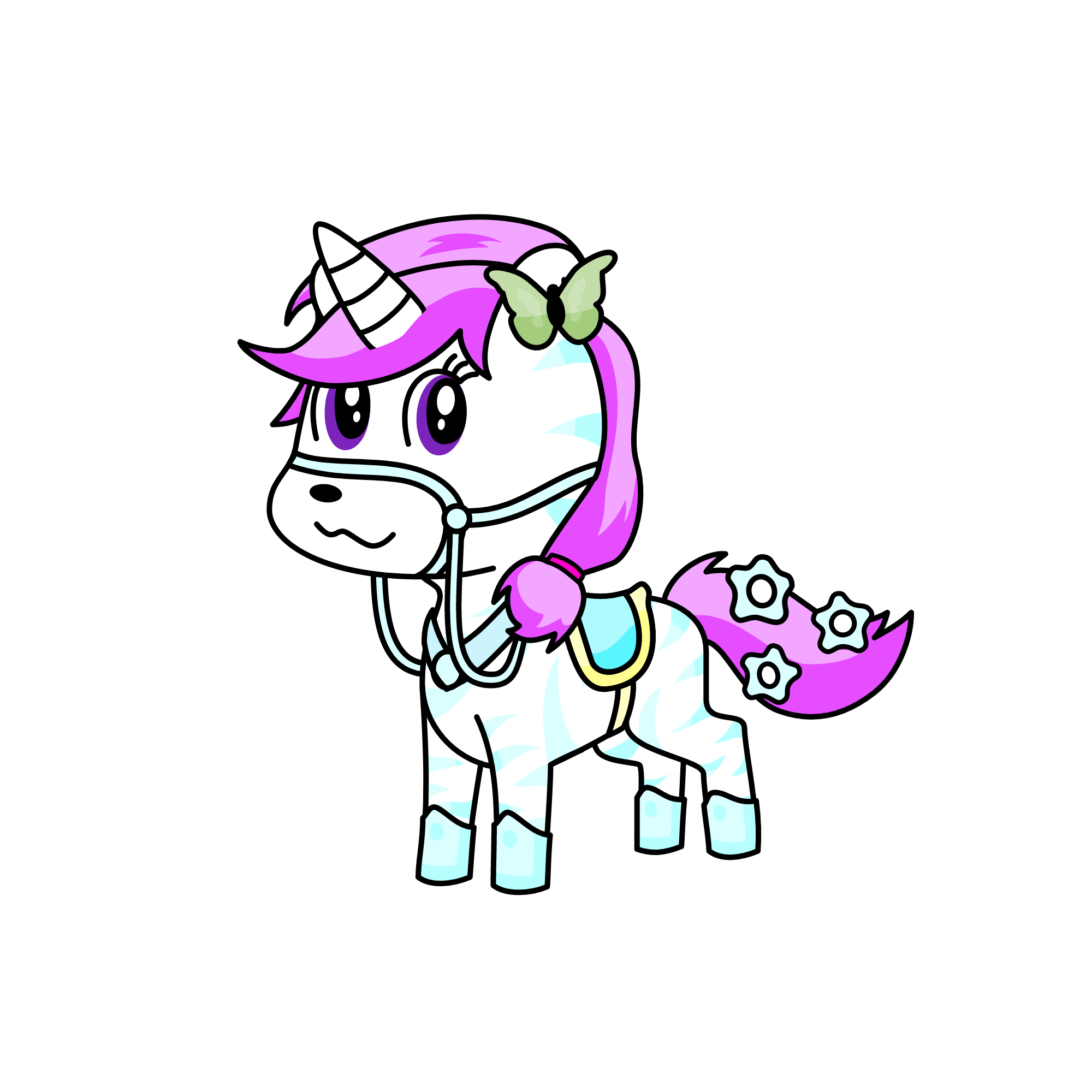 Tetela, the unicorn