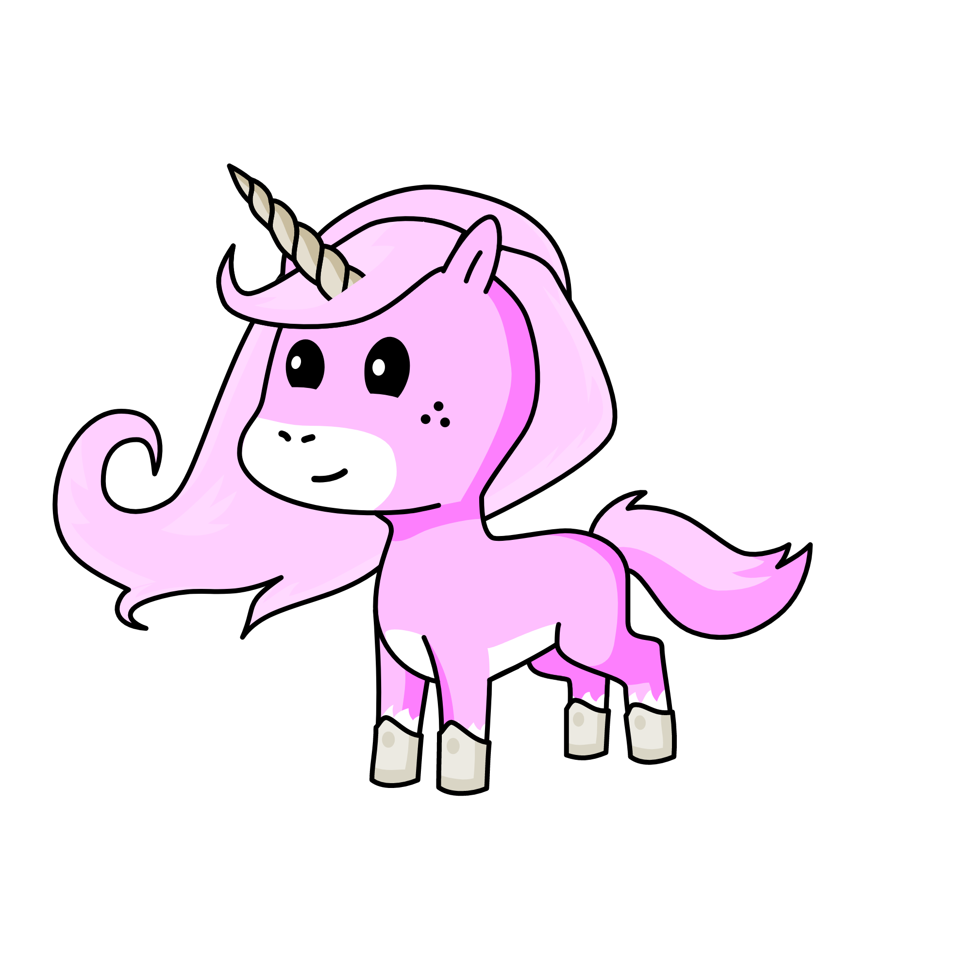 Pinky, the unicorn