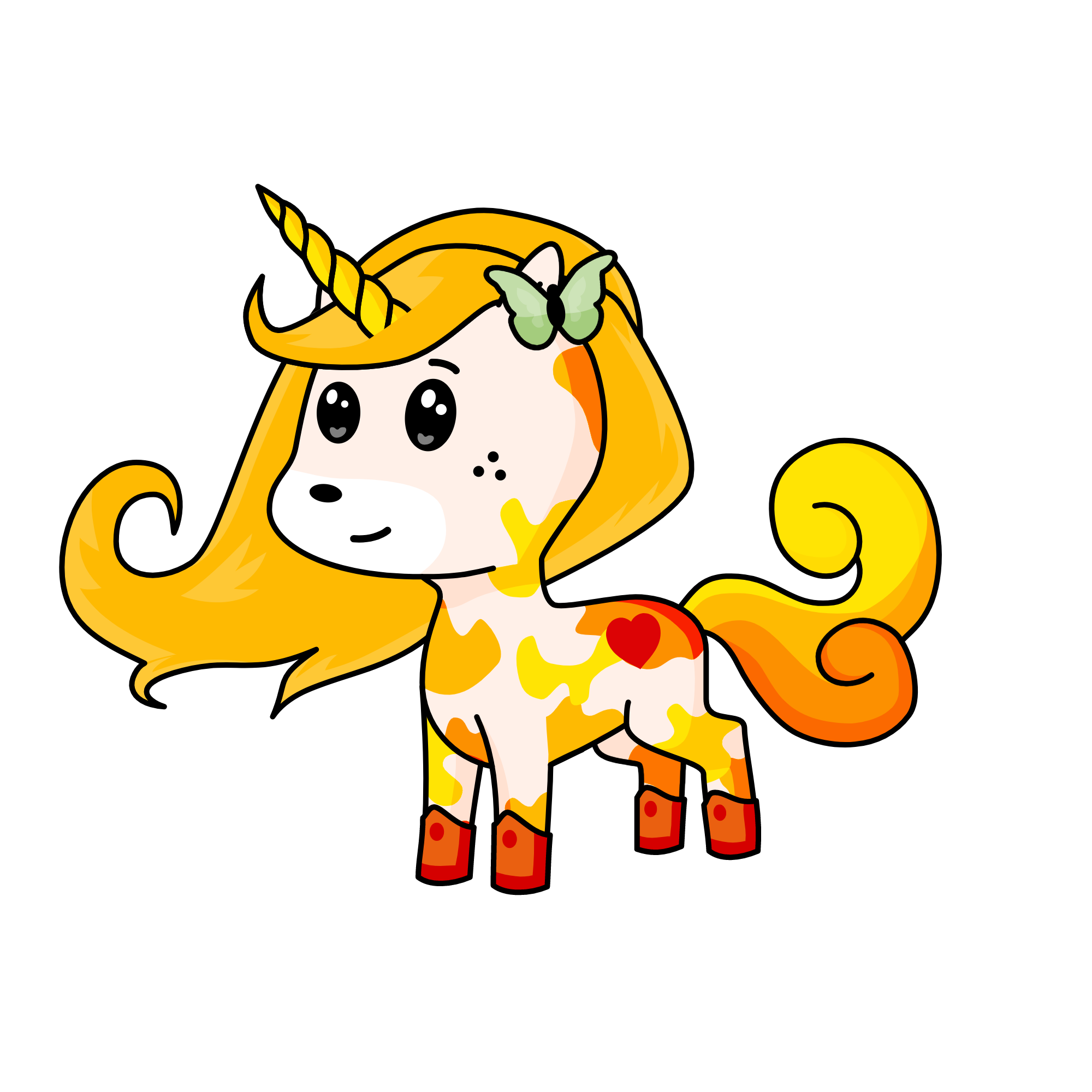 neon , the unicorn