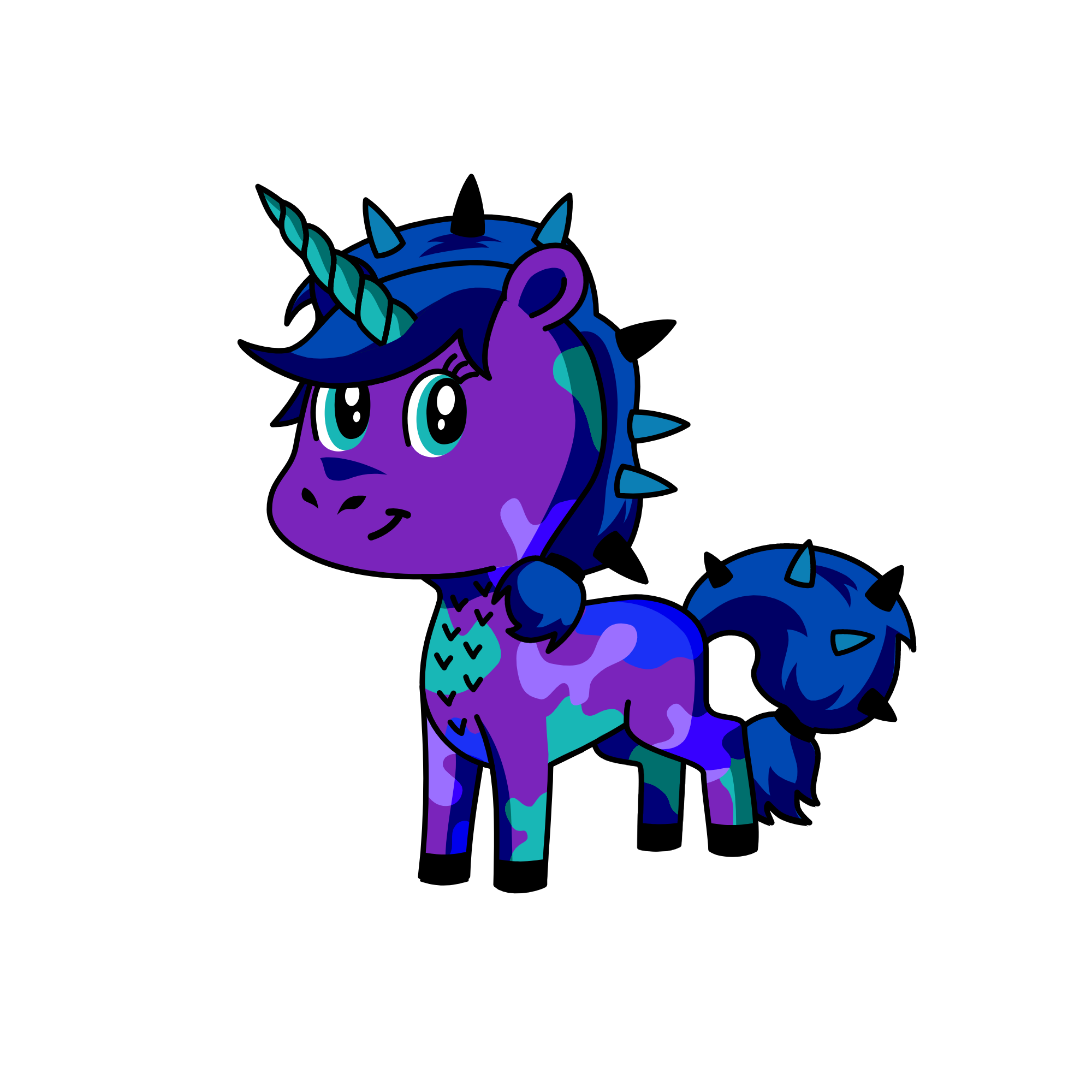 snowy, the unicorn