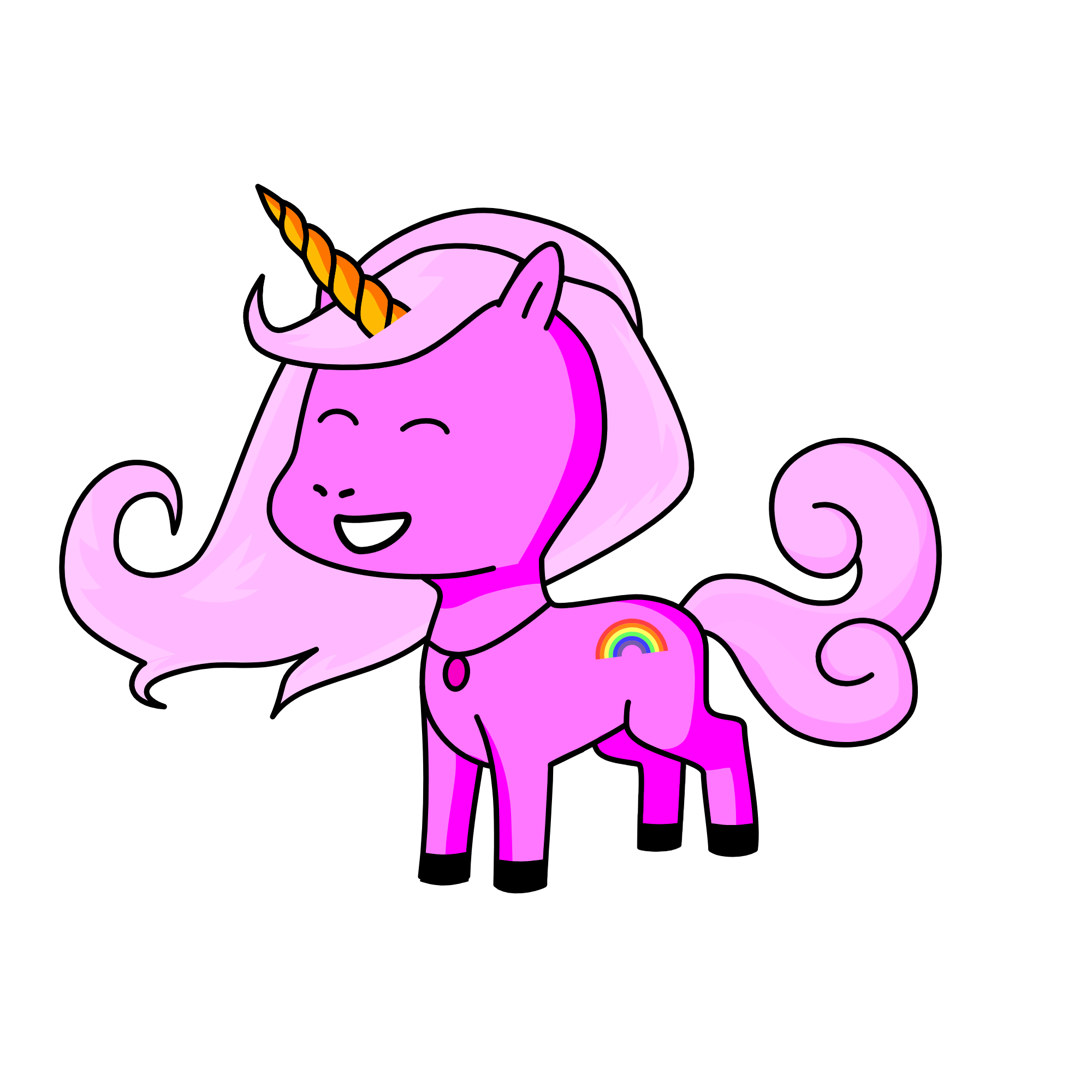 The Pink Unicorn, the unicorn