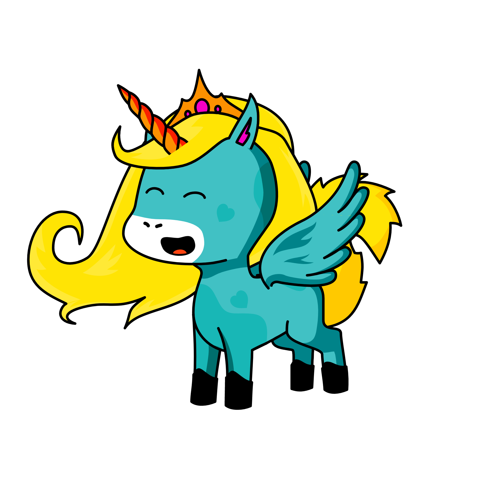 Winter Breeze, the unicorn