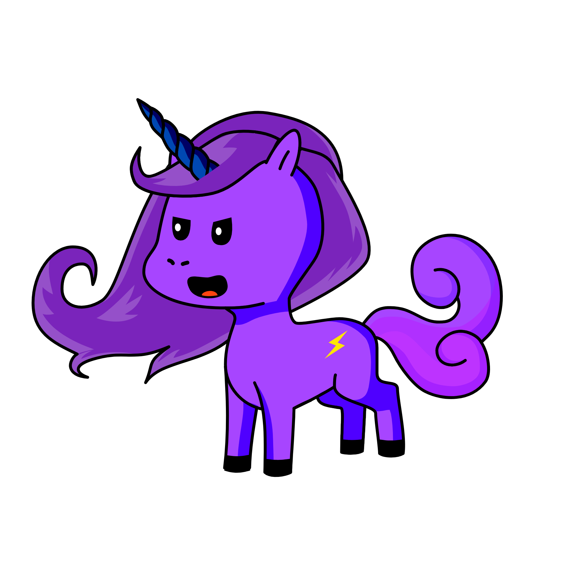Nightmare Luna!, the unicorn