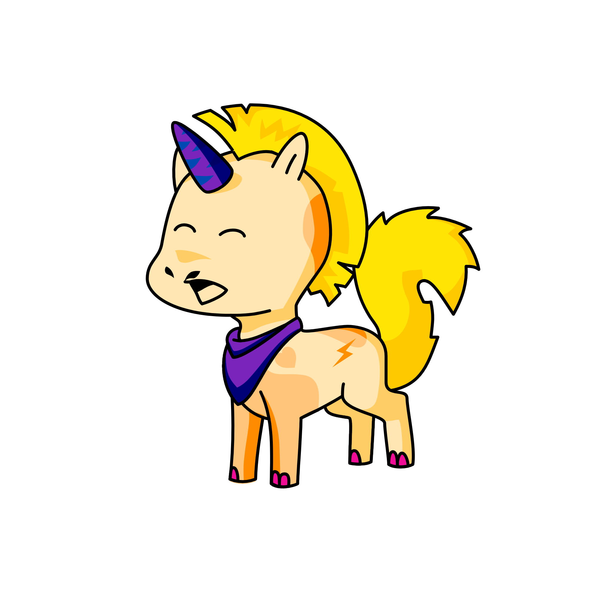 PunkRawk, the unicorn