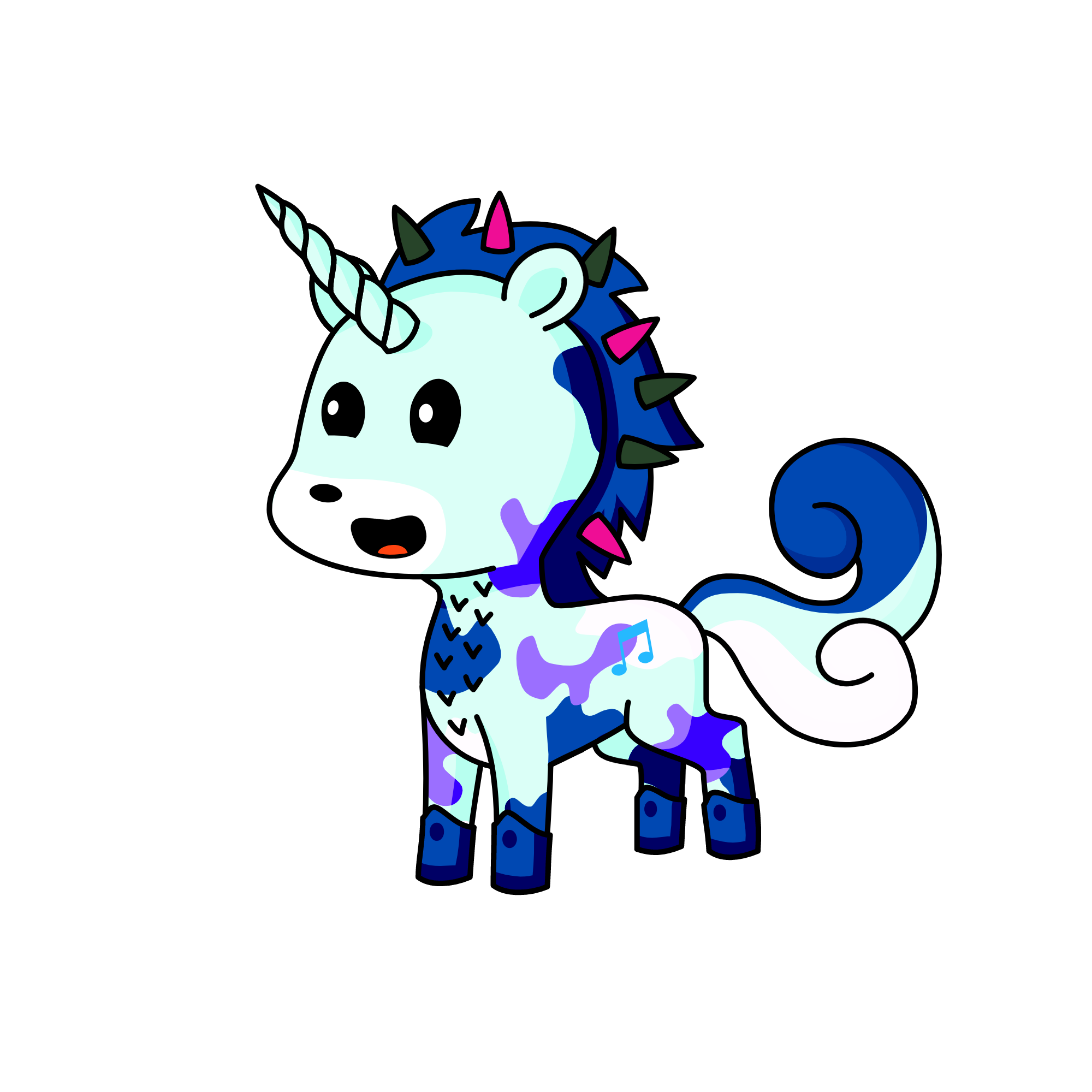 Snowball, the unicorn