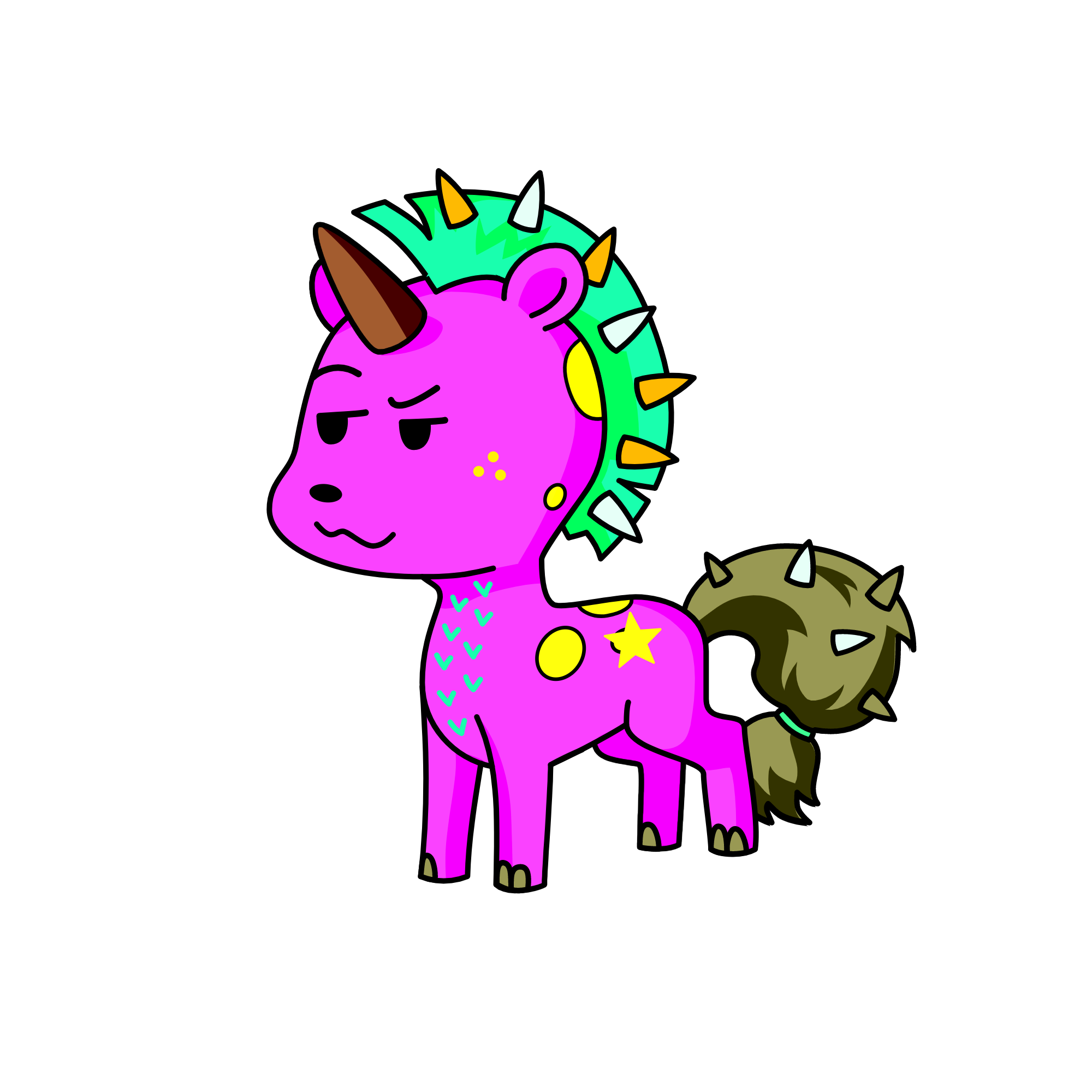 I am watching over you, the unicorn