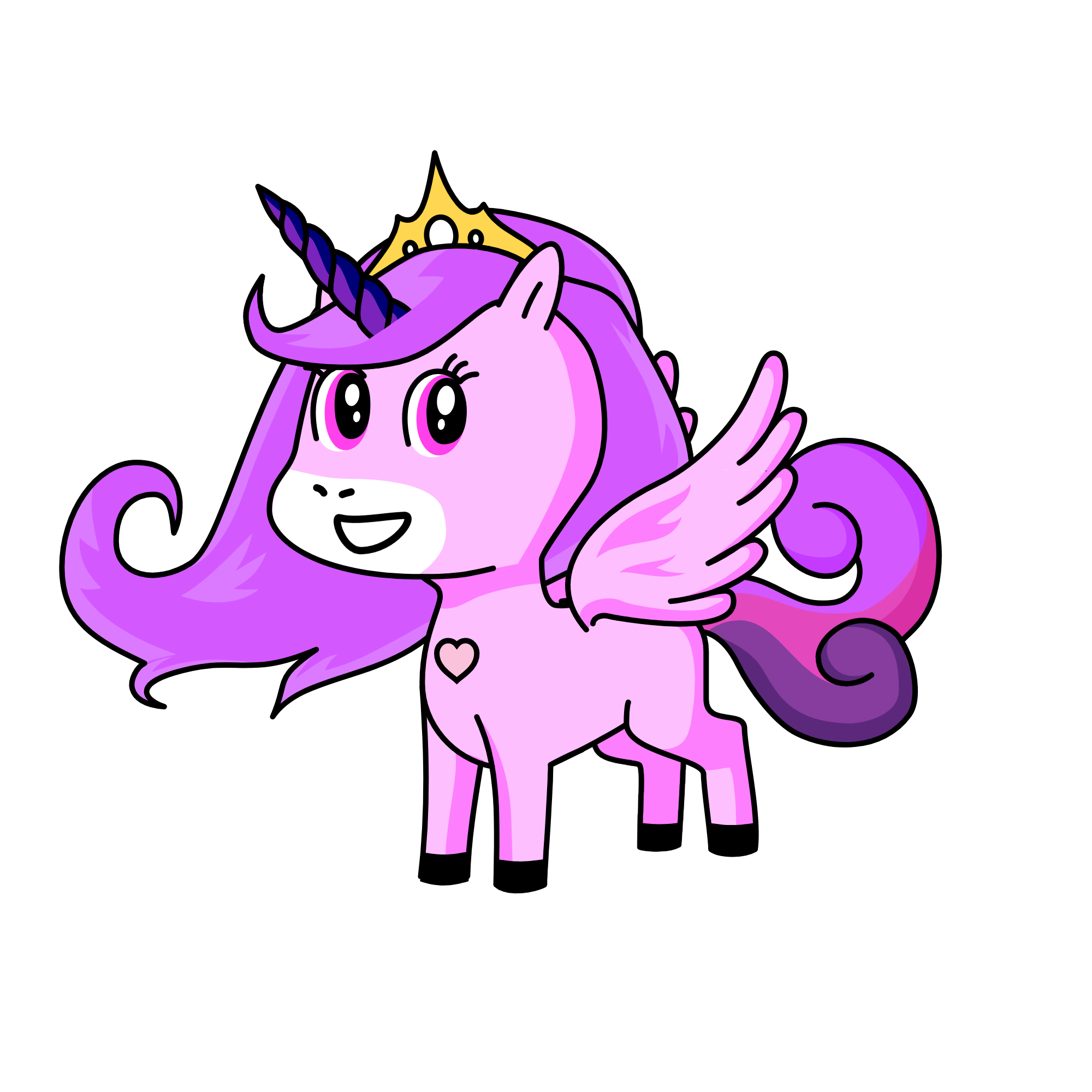 Angela Sky, the unicorn