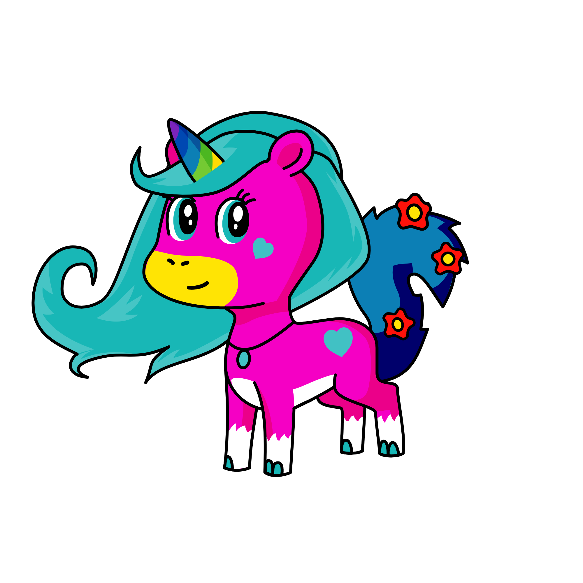 UniRainbow, the unicorn