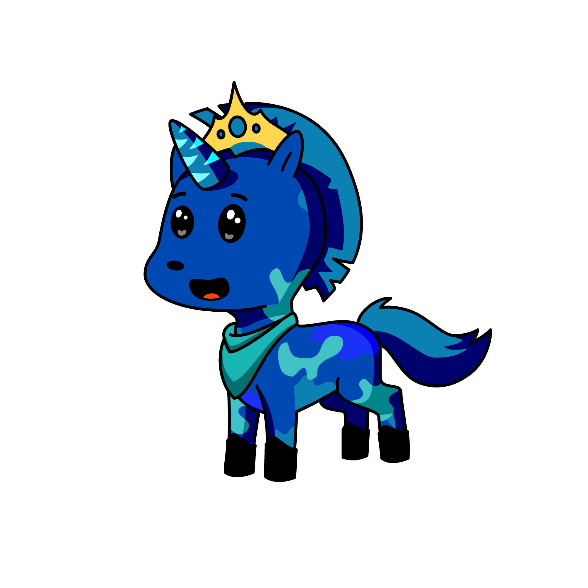 Night prince, the unicorn