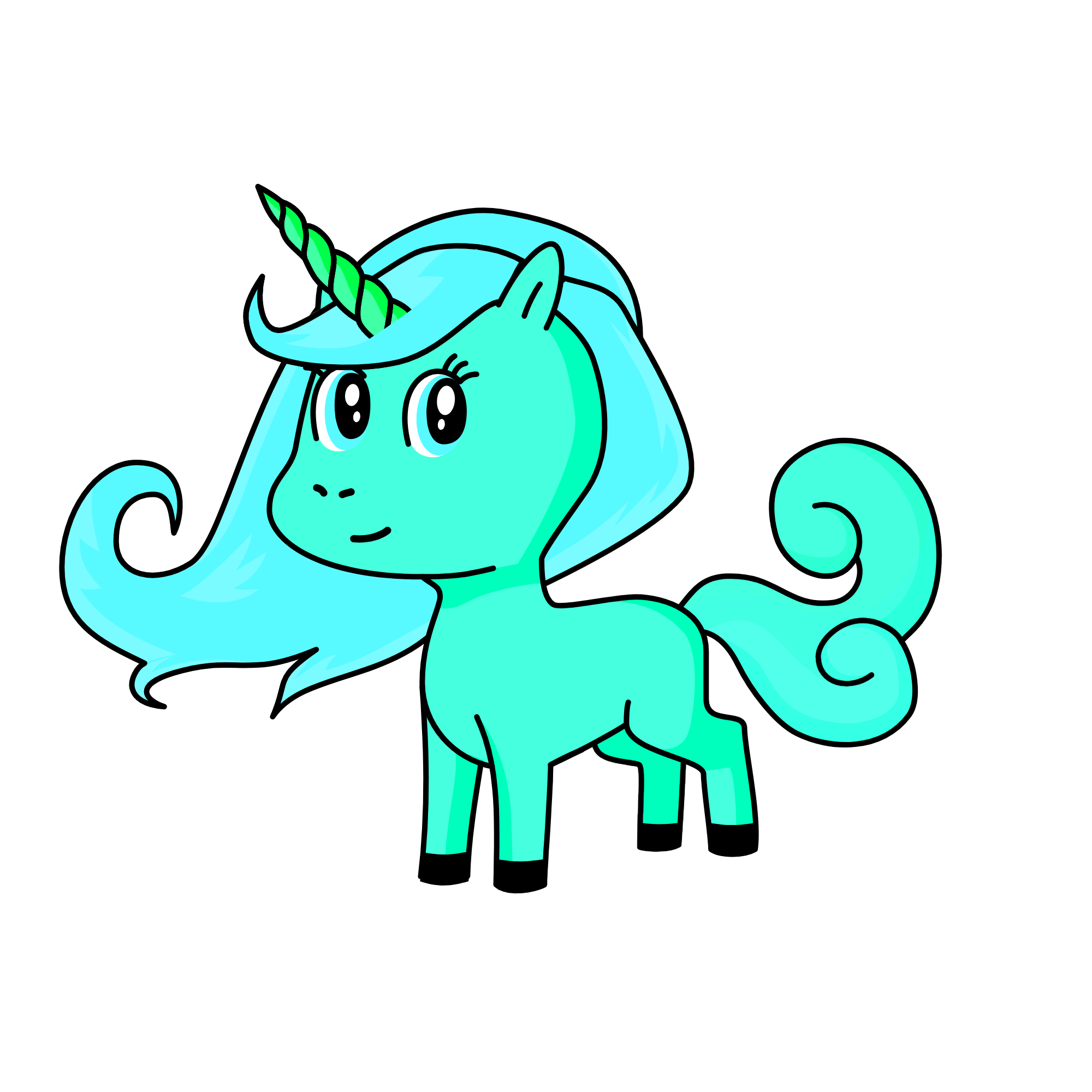 Ice Unicorn, the unicorn